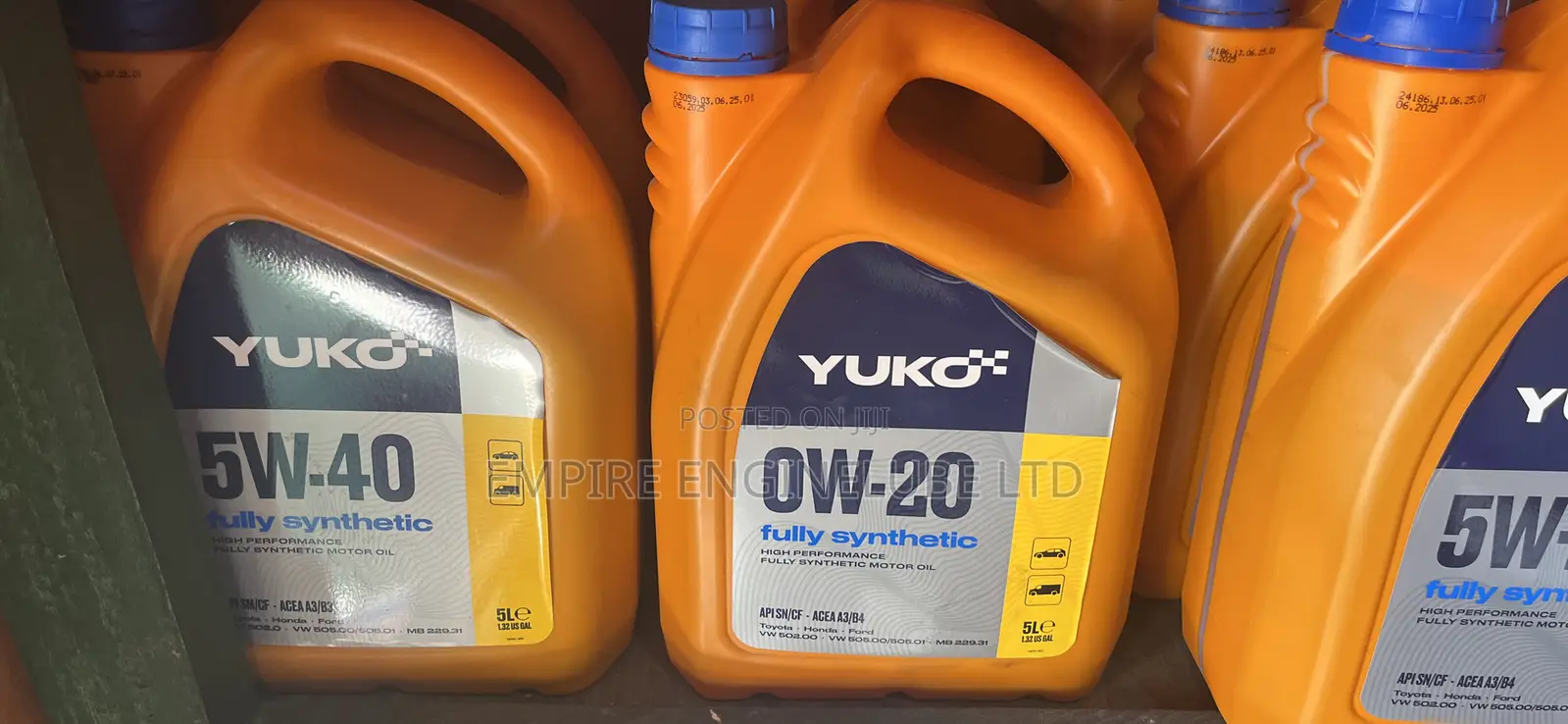 Yuko 5w30,5w20,5w40 0w20