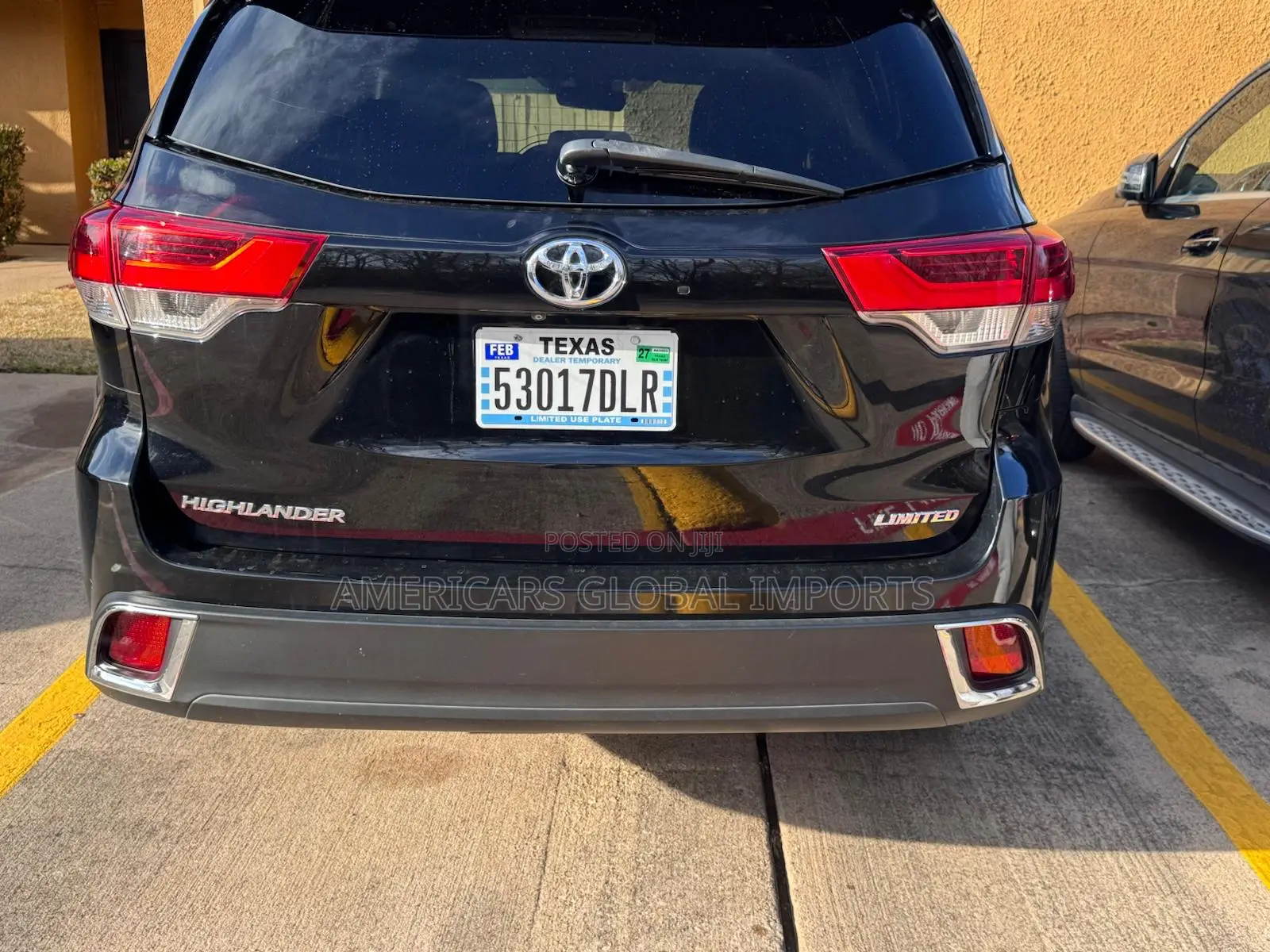 Toyota Highlander Limited 4x4 V6 (3.5L 6cyl 8A) 2018 Black