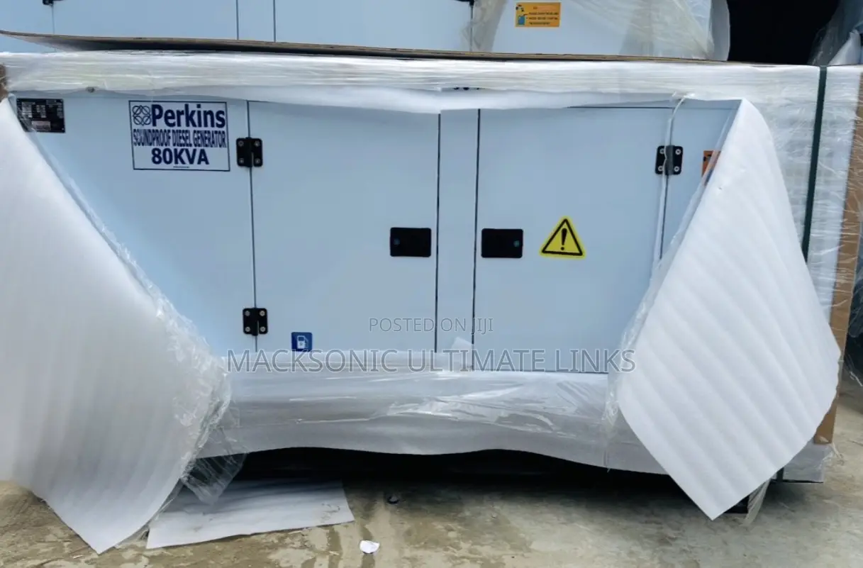 Whisper Silent Perkins Sp80kva Soundproof Generator 100%Copper