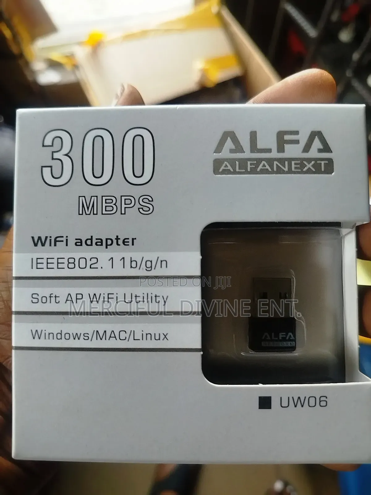 Alfa 300mbps Wi-fi Adapter (Uw06)