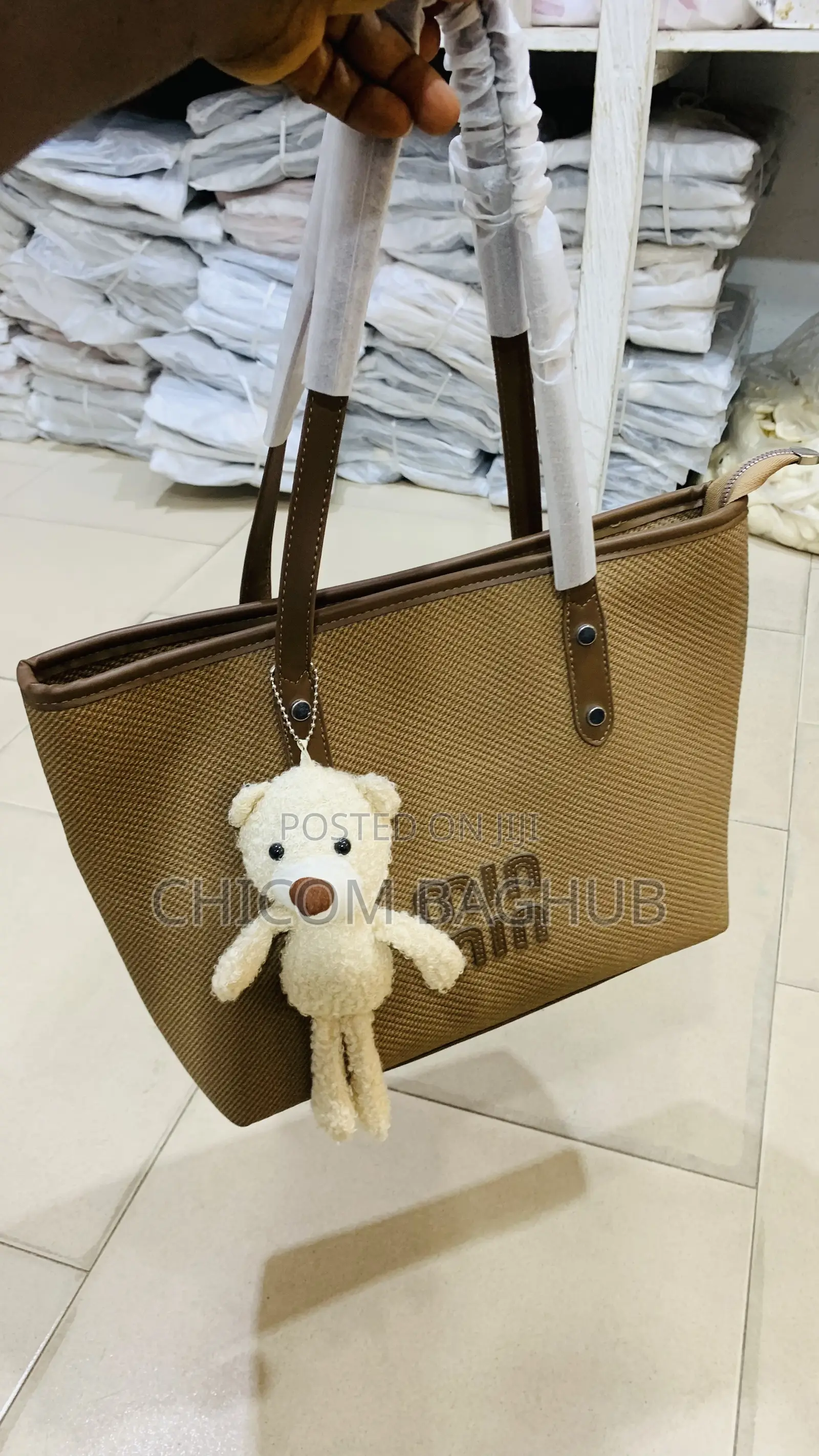 Tote Bags With Labubuu Teddy Bear