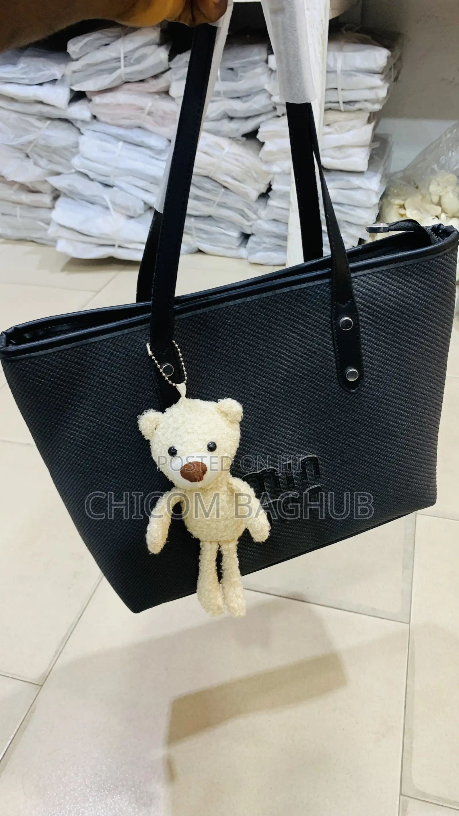 Tote Bags With Labubuu Teddy Bear
