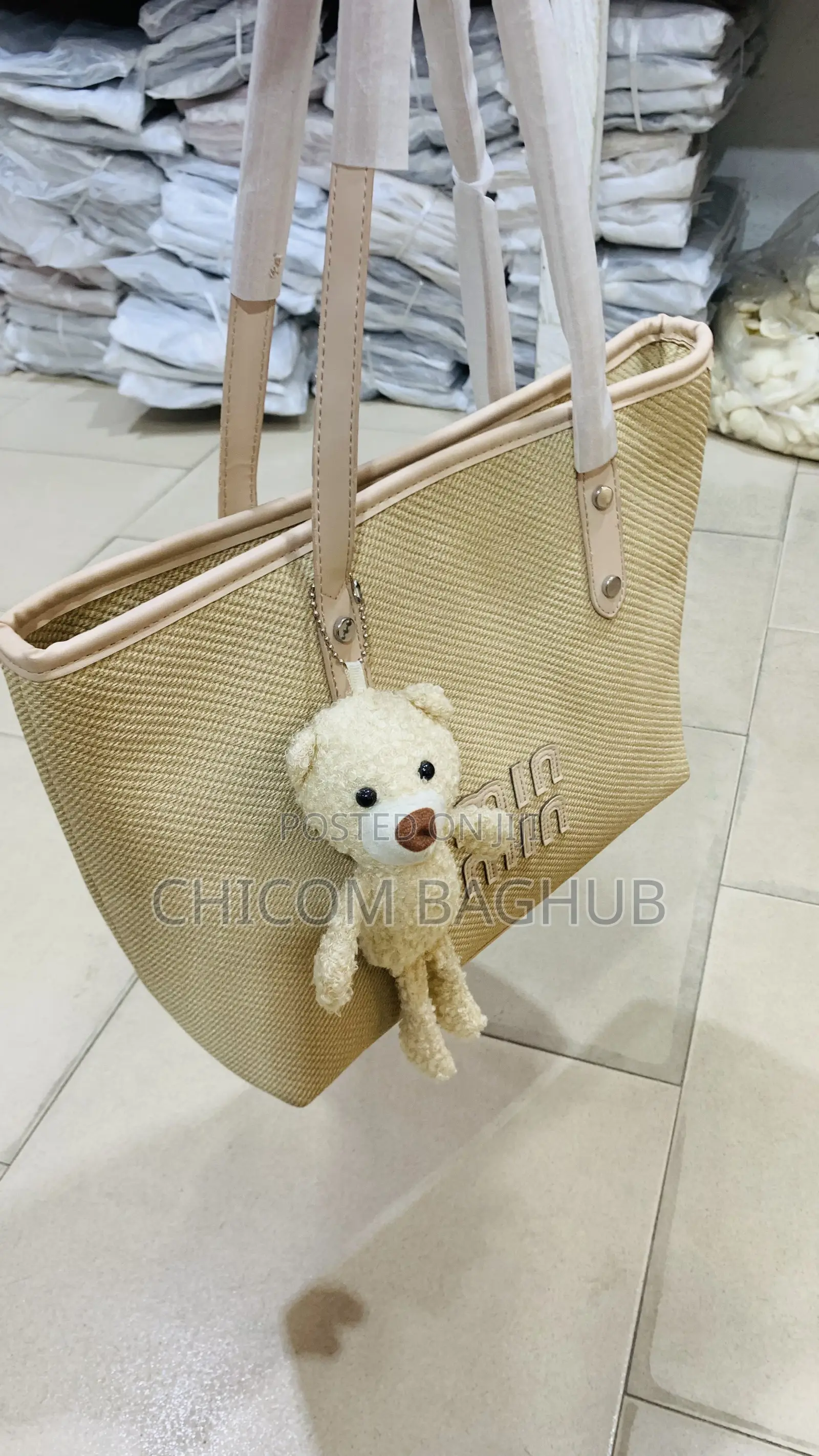 Tote Bags With Labubuu Teddy Bear
