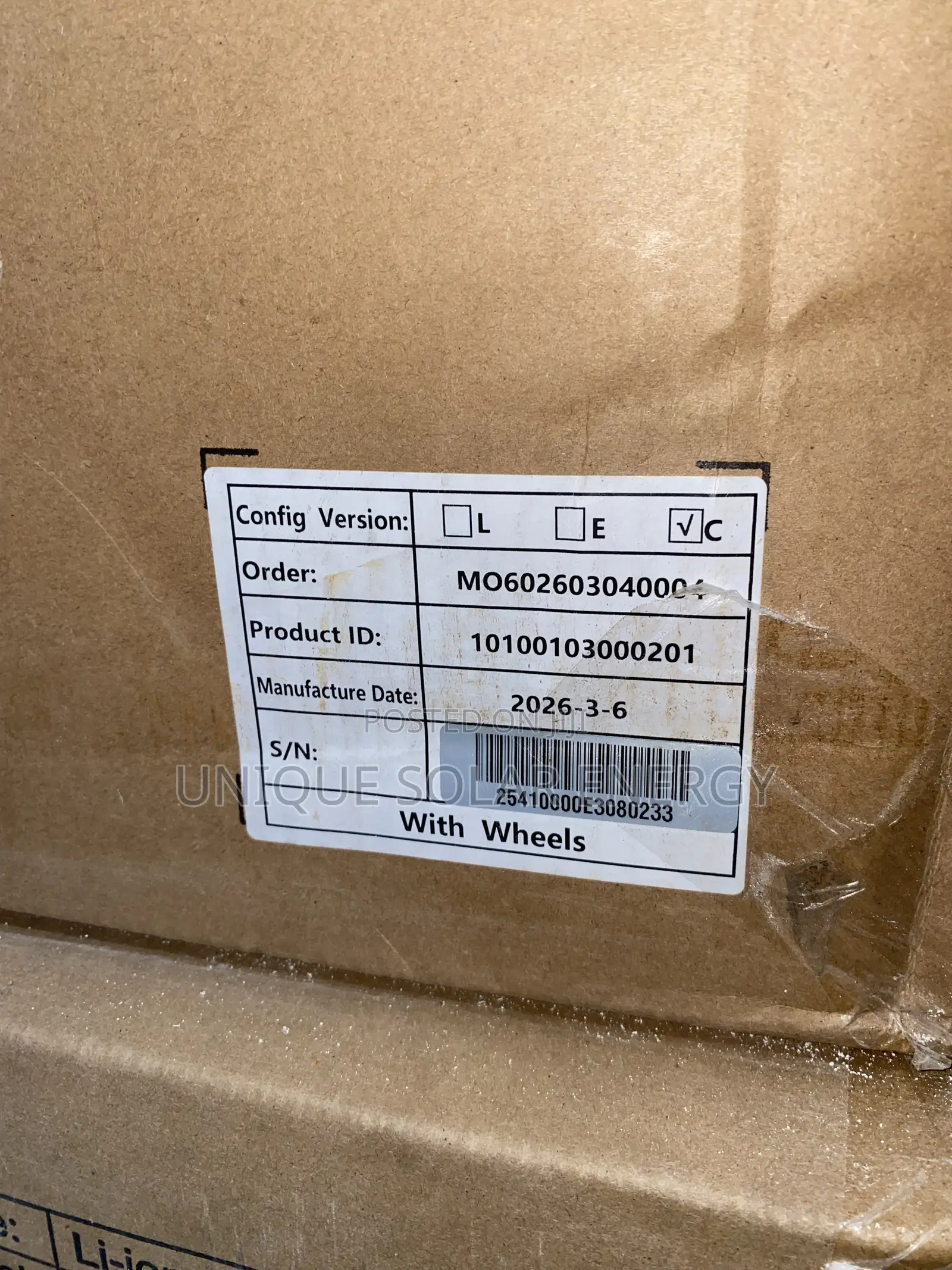 16kwh Deye Lithium Battery