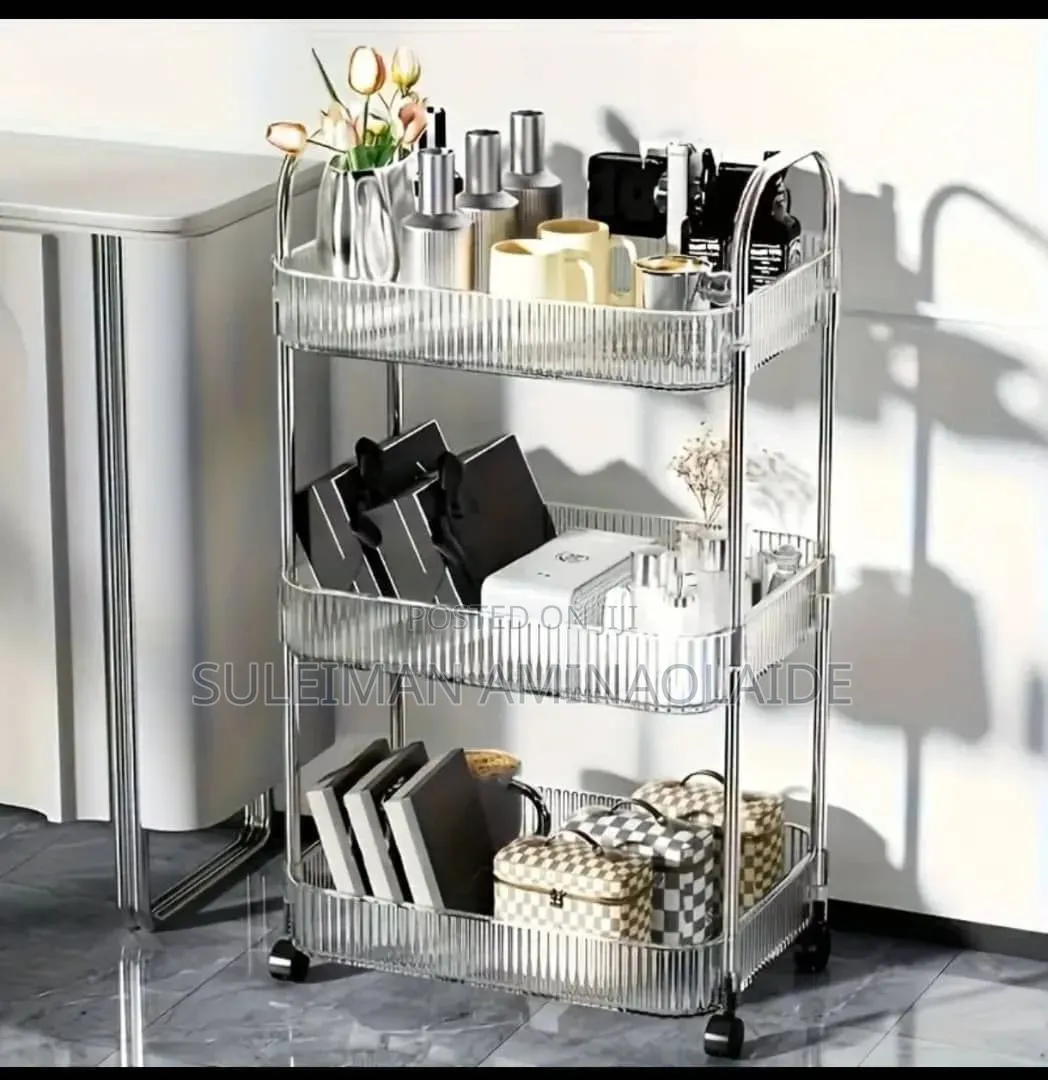 3layer Acrylic Quality Trolley