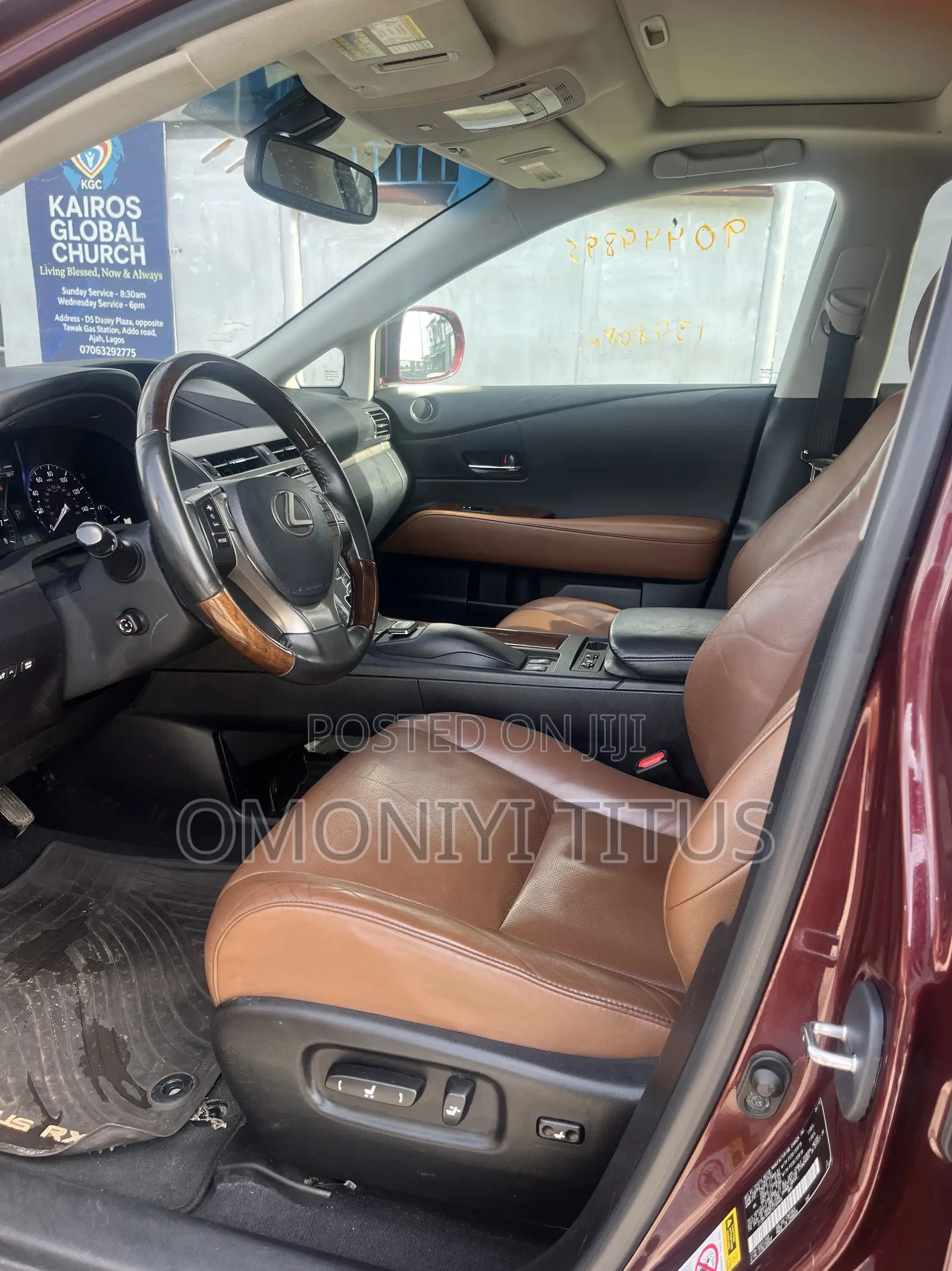 Lexus RX 350 FWD 2015 Burgundy