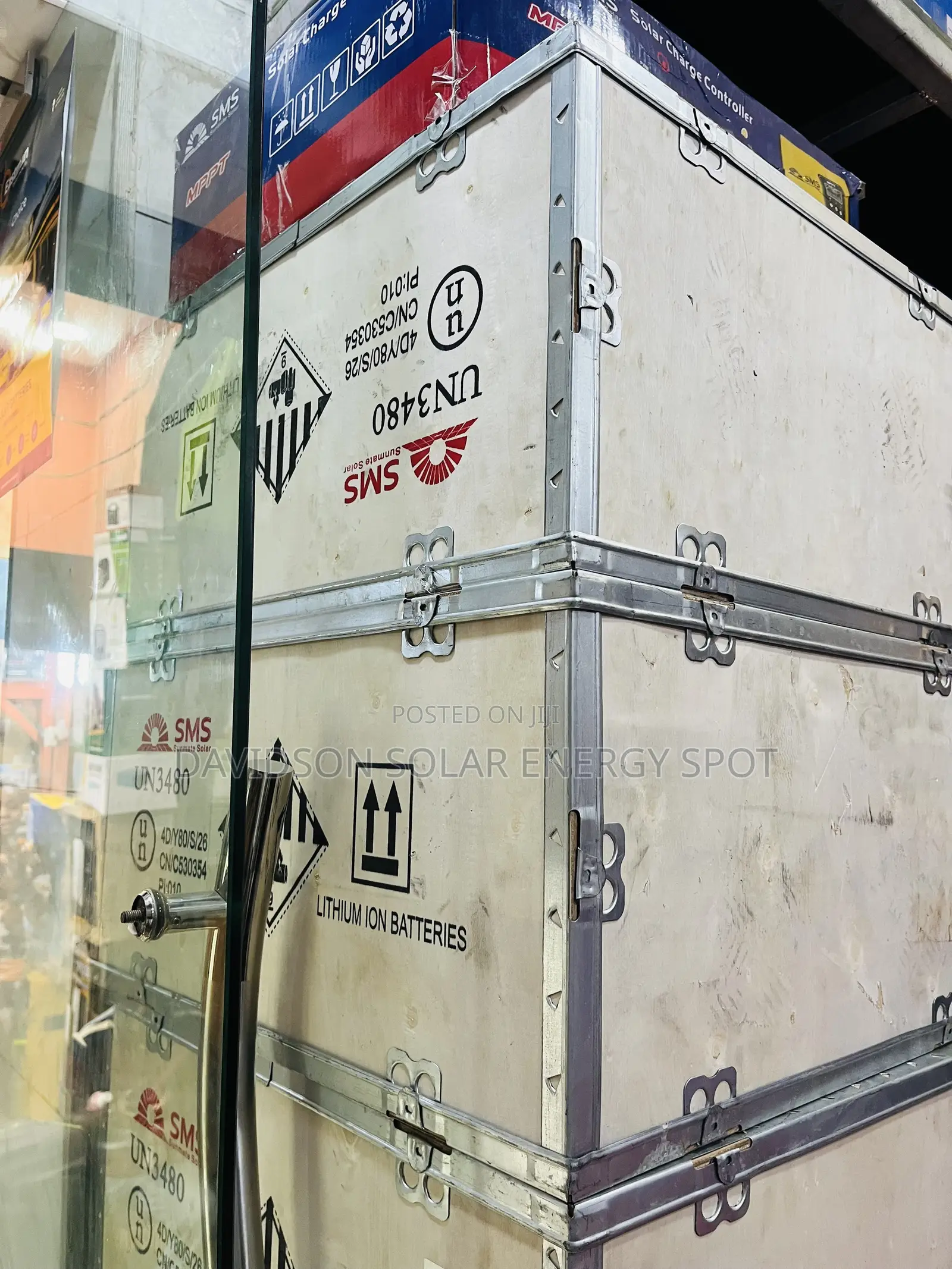 7.5kwh 25.6kwh SMS Solar Lithium Ion Batteries