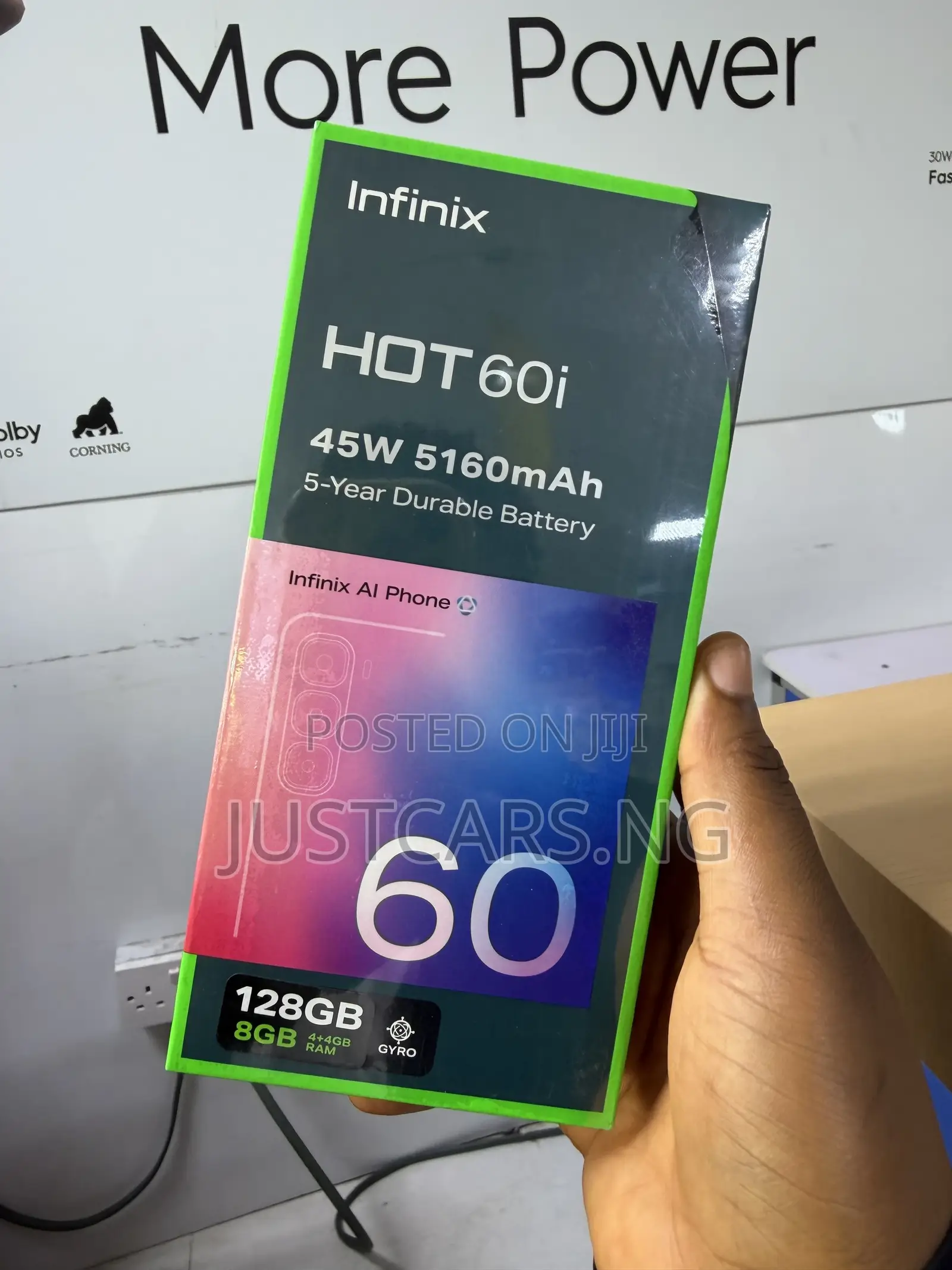 New Infinix Hot 60i 128 GB Black