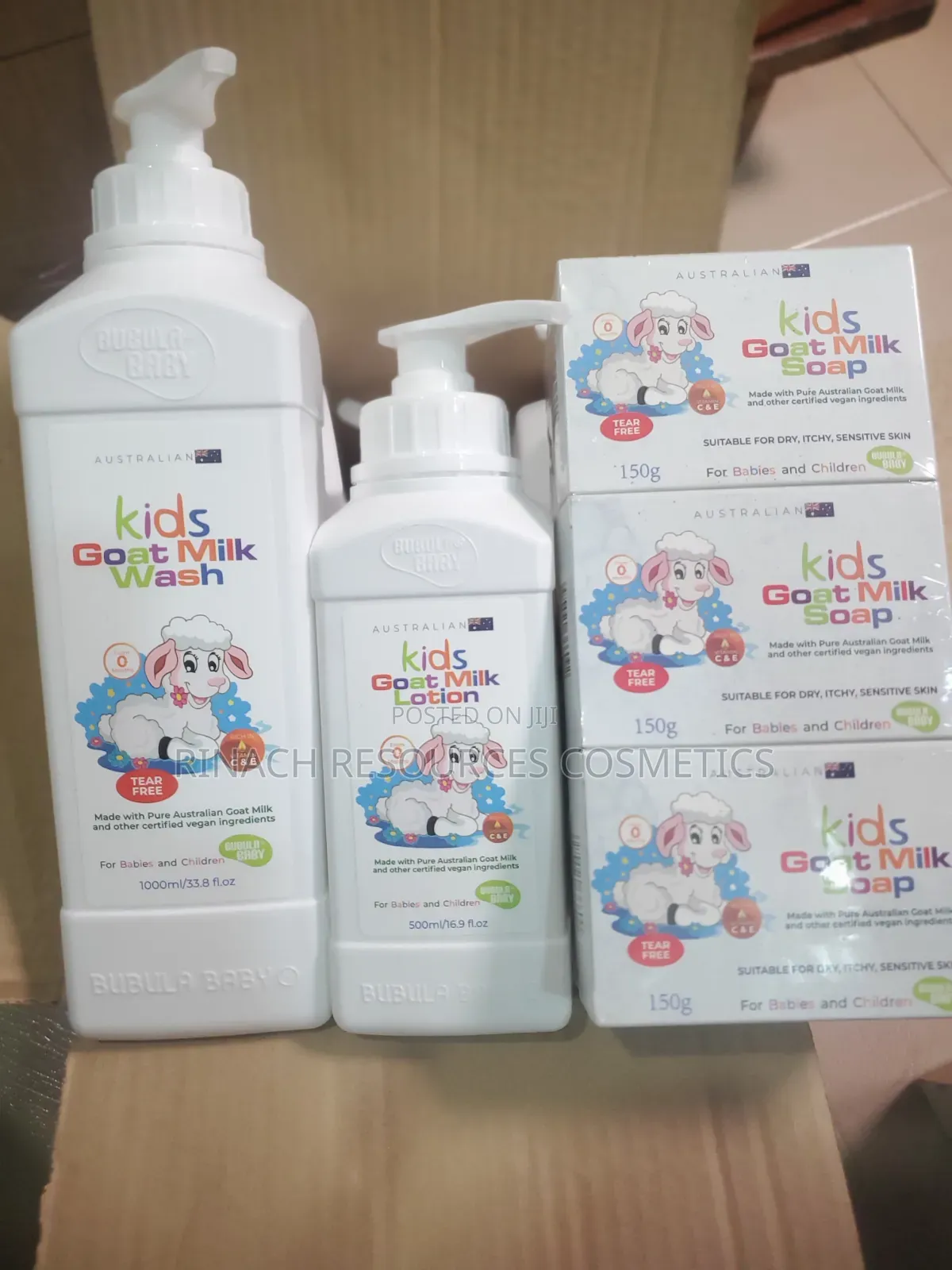 Bubula Baby Kids Austrian Goat Milk Lotion, Soap, Wash