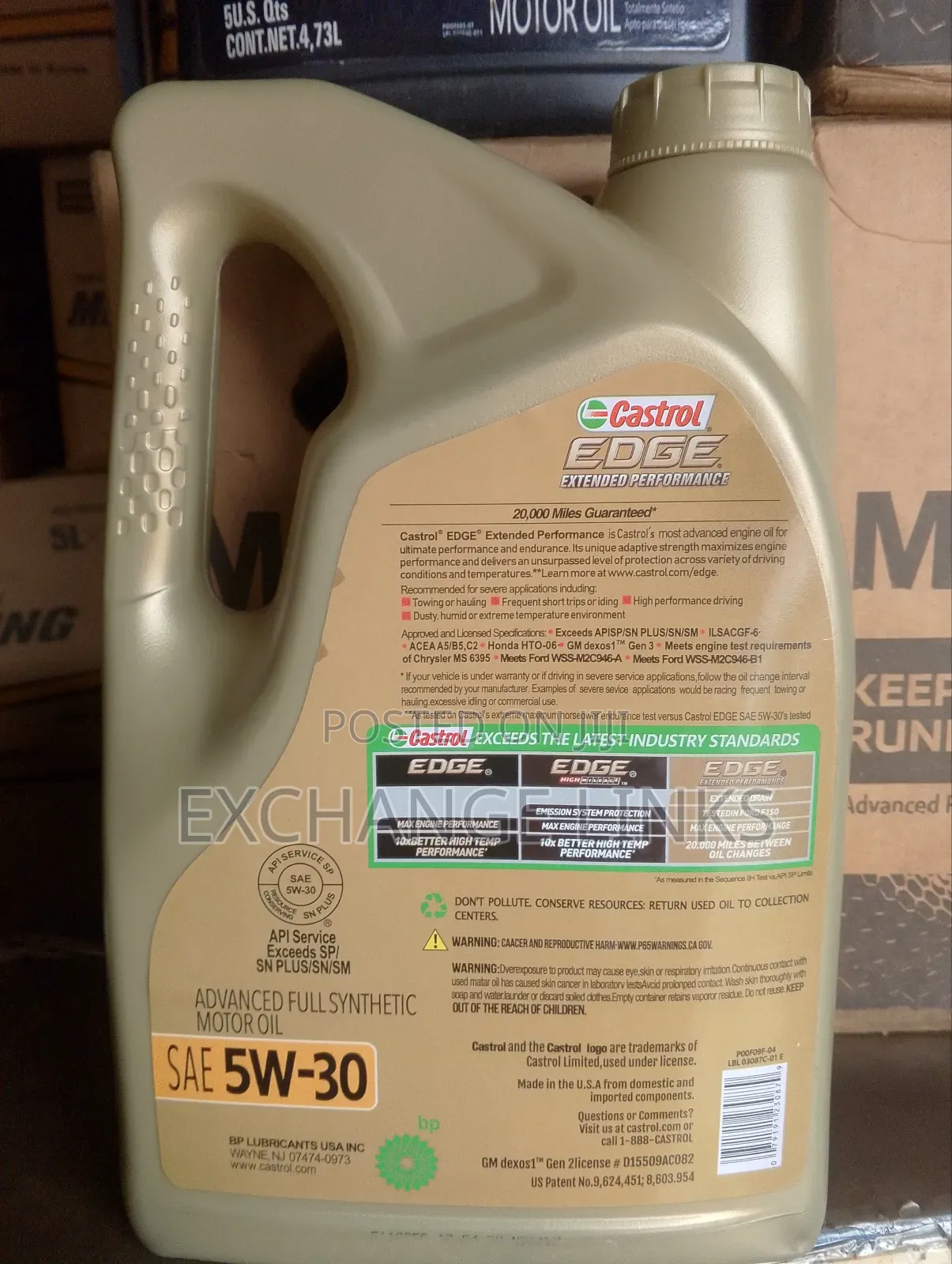 Castrol Edge Extended Performance 5w-30 5l