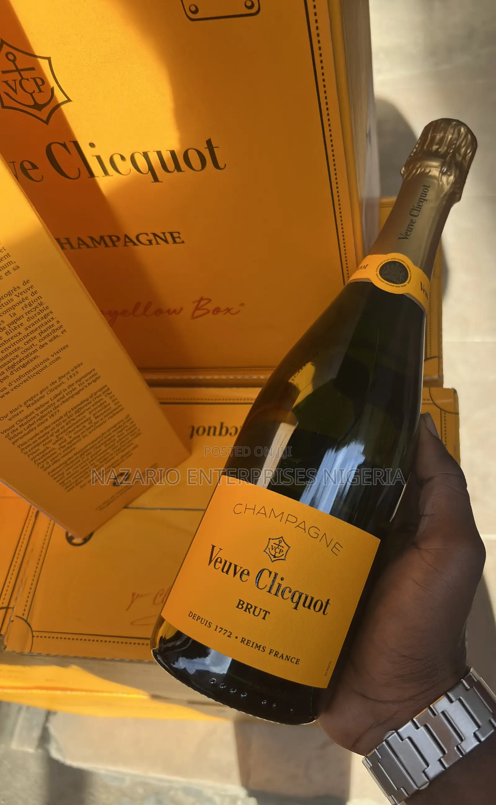 Veuve Clicquot Brut Champagne With Gift Pack — Price for 12 Bottles