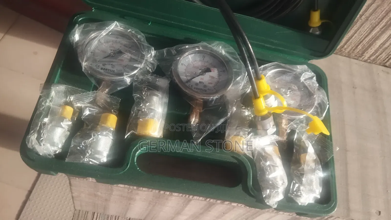 Generic Excavator Hydraulic Pressure Test Kit With Testing Hoses