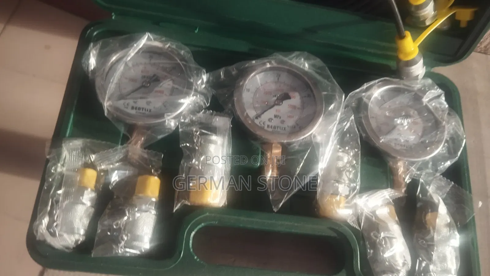 Generic Excavator Hydraulic Pressure Test Kit With Testing Hoses