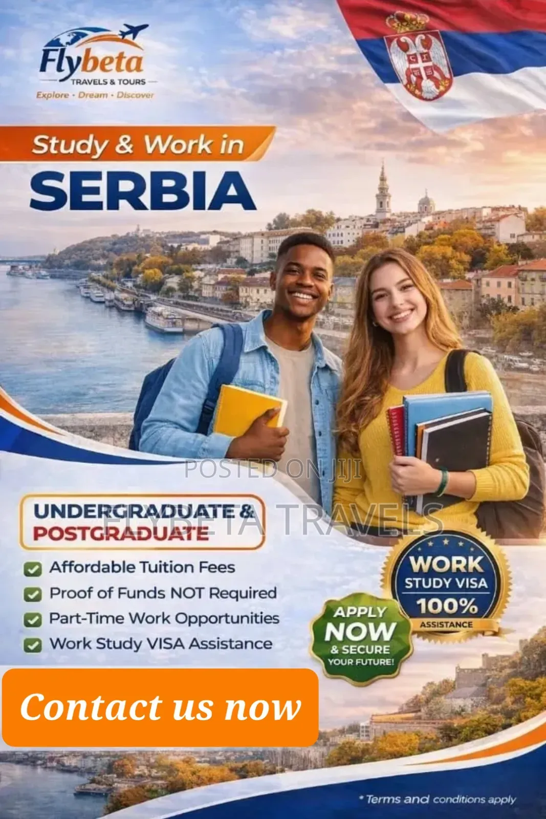 Study Work In Serbia For Undergraduate Postgraduate