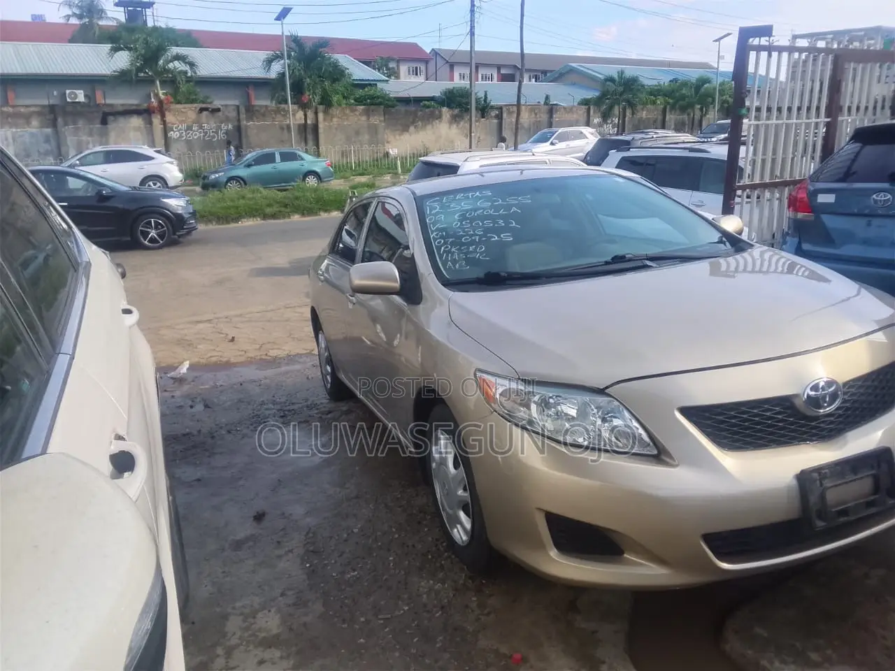 Toyota Corolla 2009 Gold