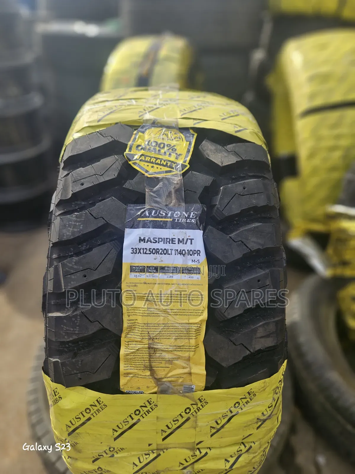 33×12.50r20lt 4pieces (Set) Rugged Teeth Austone Tires