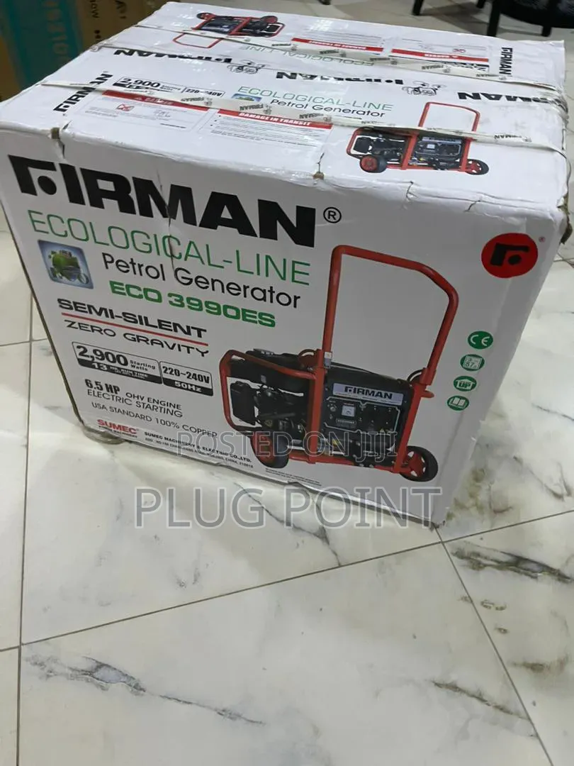 Sumec Eco3990es Portable Electric Start Generator