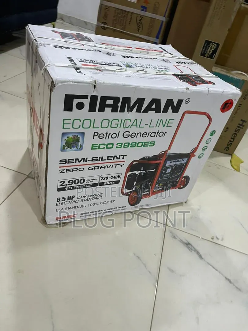 Sumec Eco3990es Efficient Household Generator