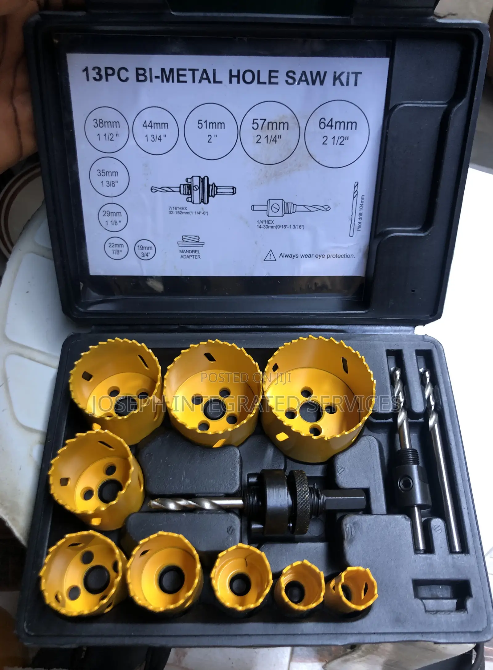 13-Piece Bi-Metal Hole Saw Kit