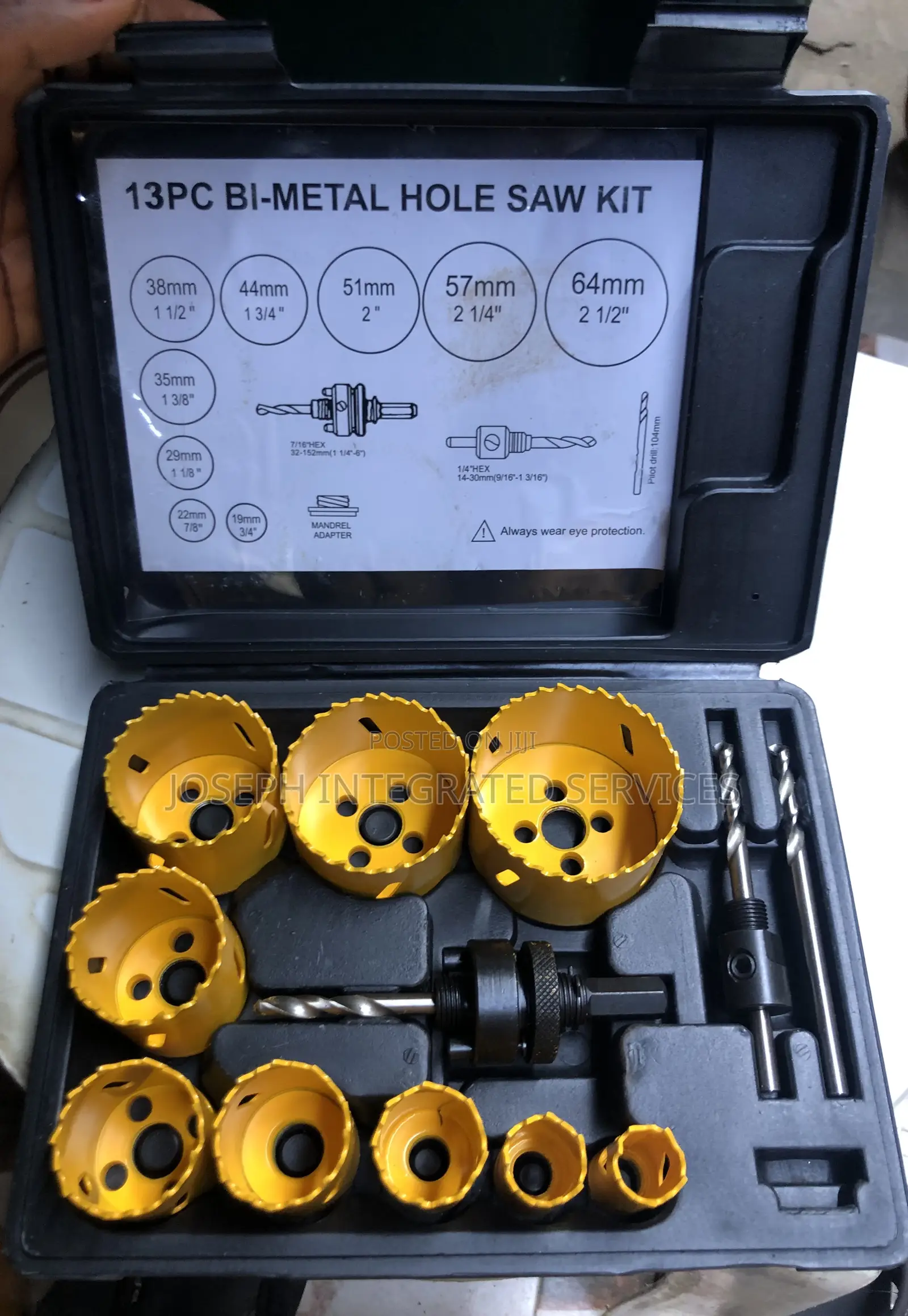13-Piece Bi-Metal Hole Saw Kit