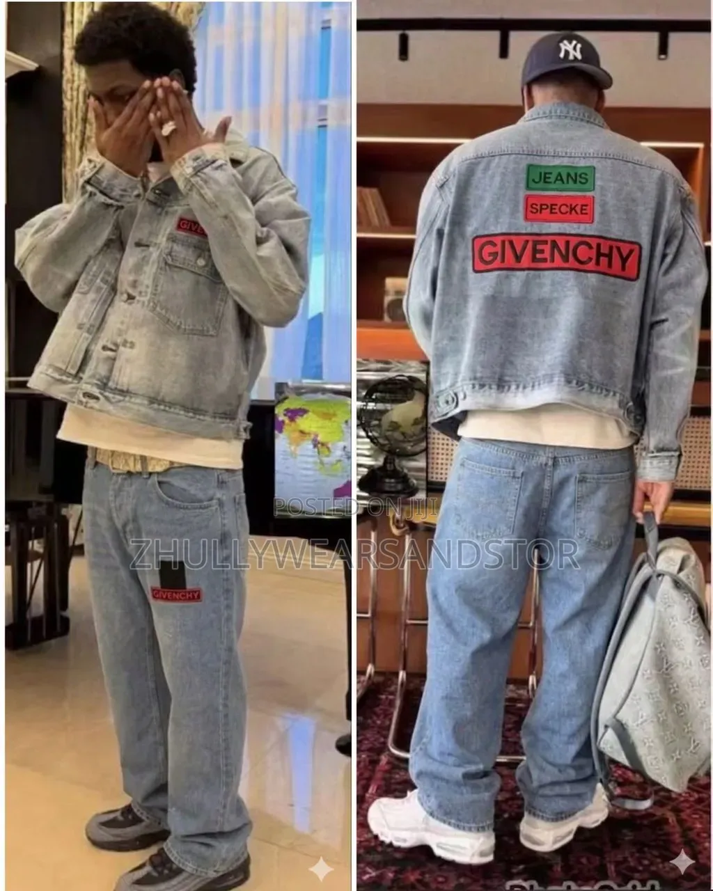 Premium High Quality Luxury Designer Up and Down Jeans Available