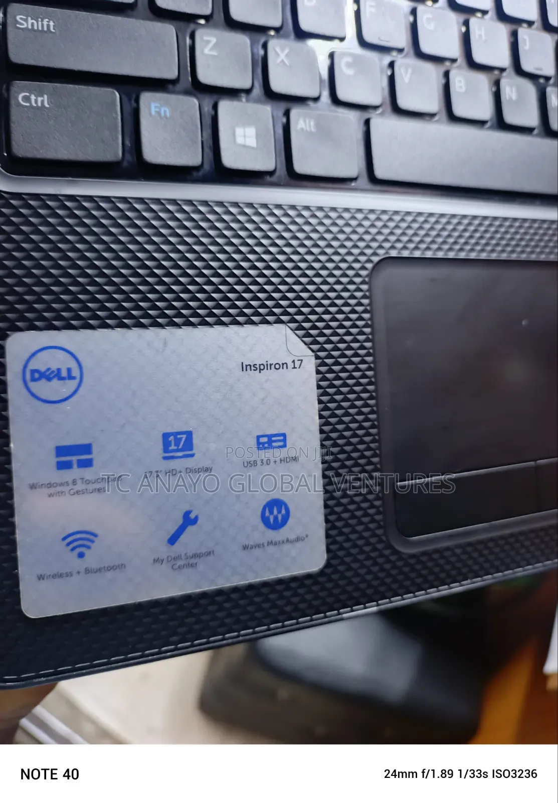 Laptop Dell Inspiron 17 3721 8GB Intel Core i3 HDD 500GB