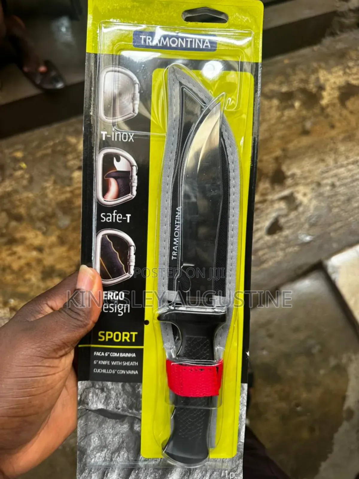 Tramontina Sport Knife With Stainless Steel Blad