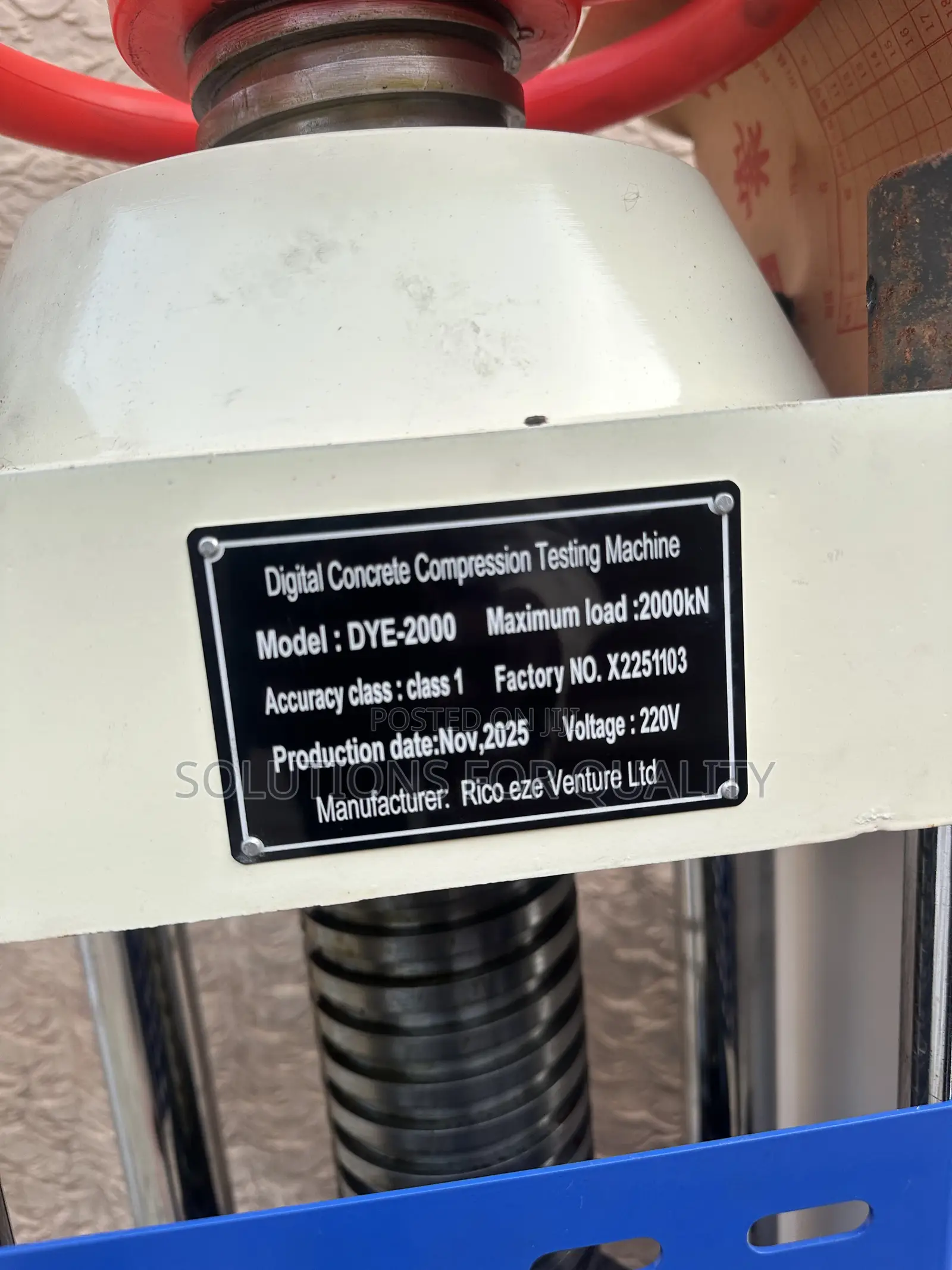Digital Compression Testing Machine (2000kn)