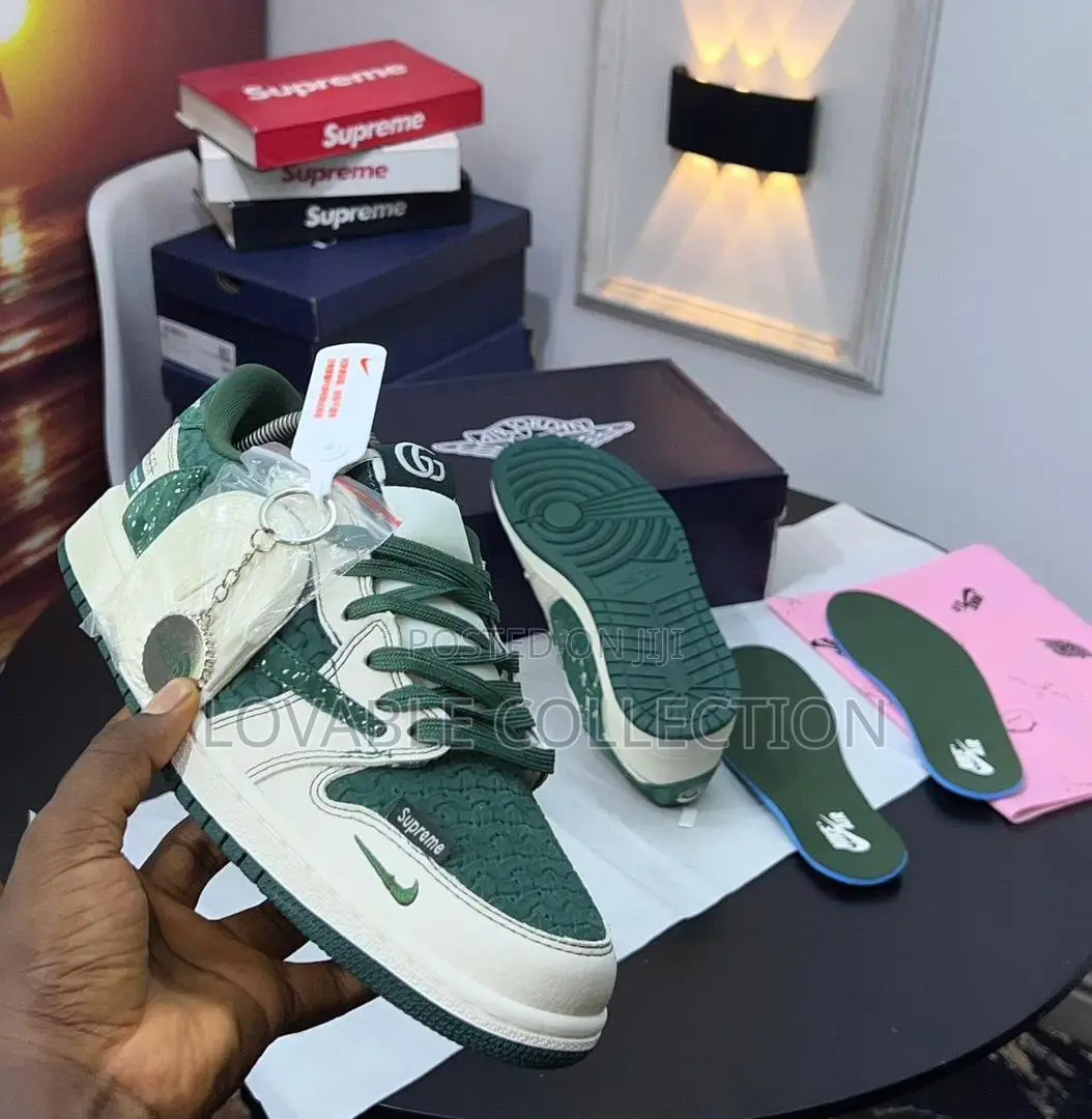 Air Jordan 1 Retro Low X Travis Scott X Gucci X Supreme Sneakers