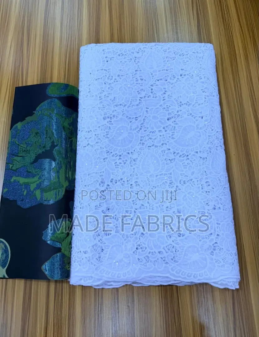 Classic Swiss Voile White Lace