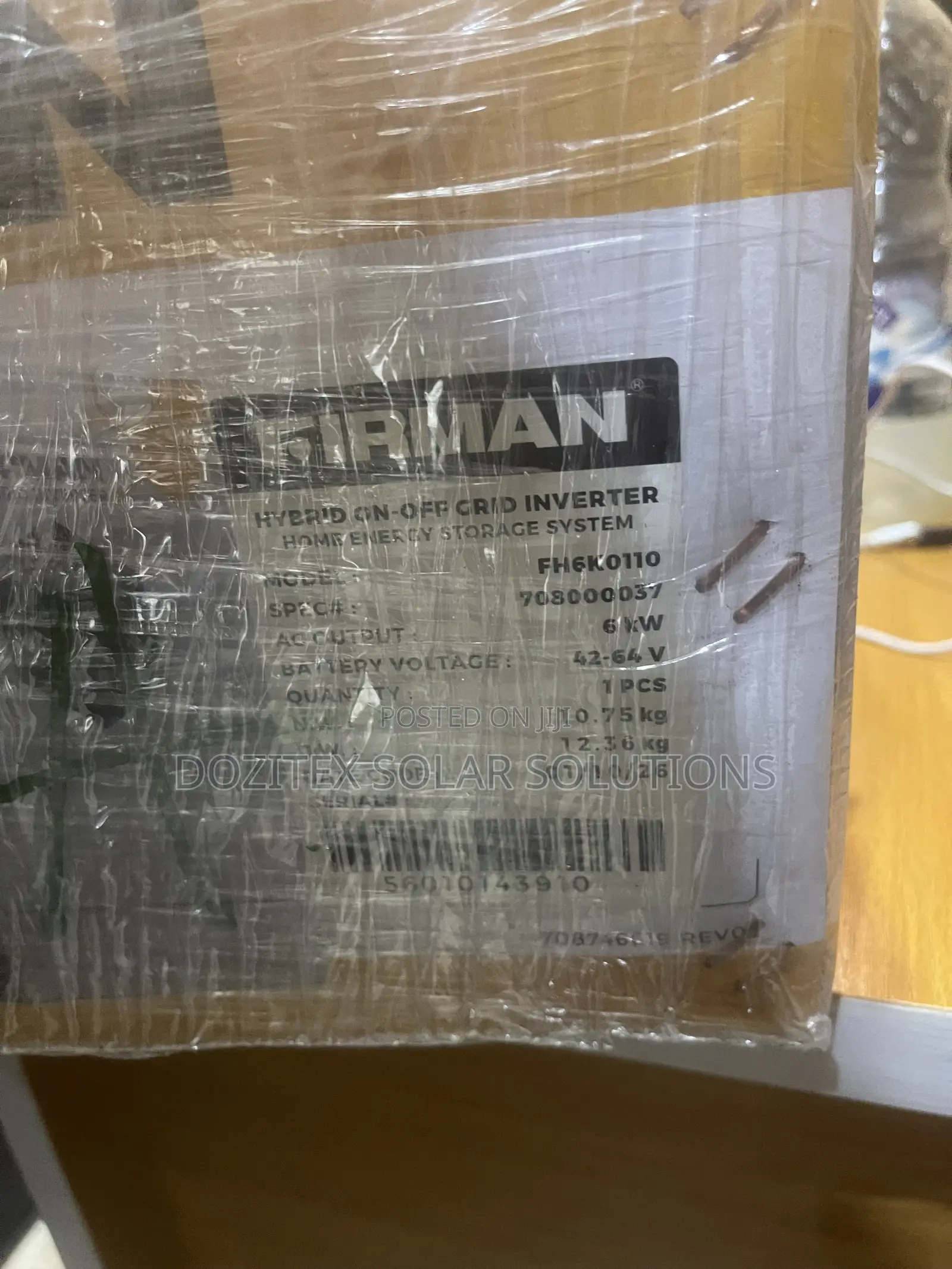 6kva/48v Firman Solar Inverter