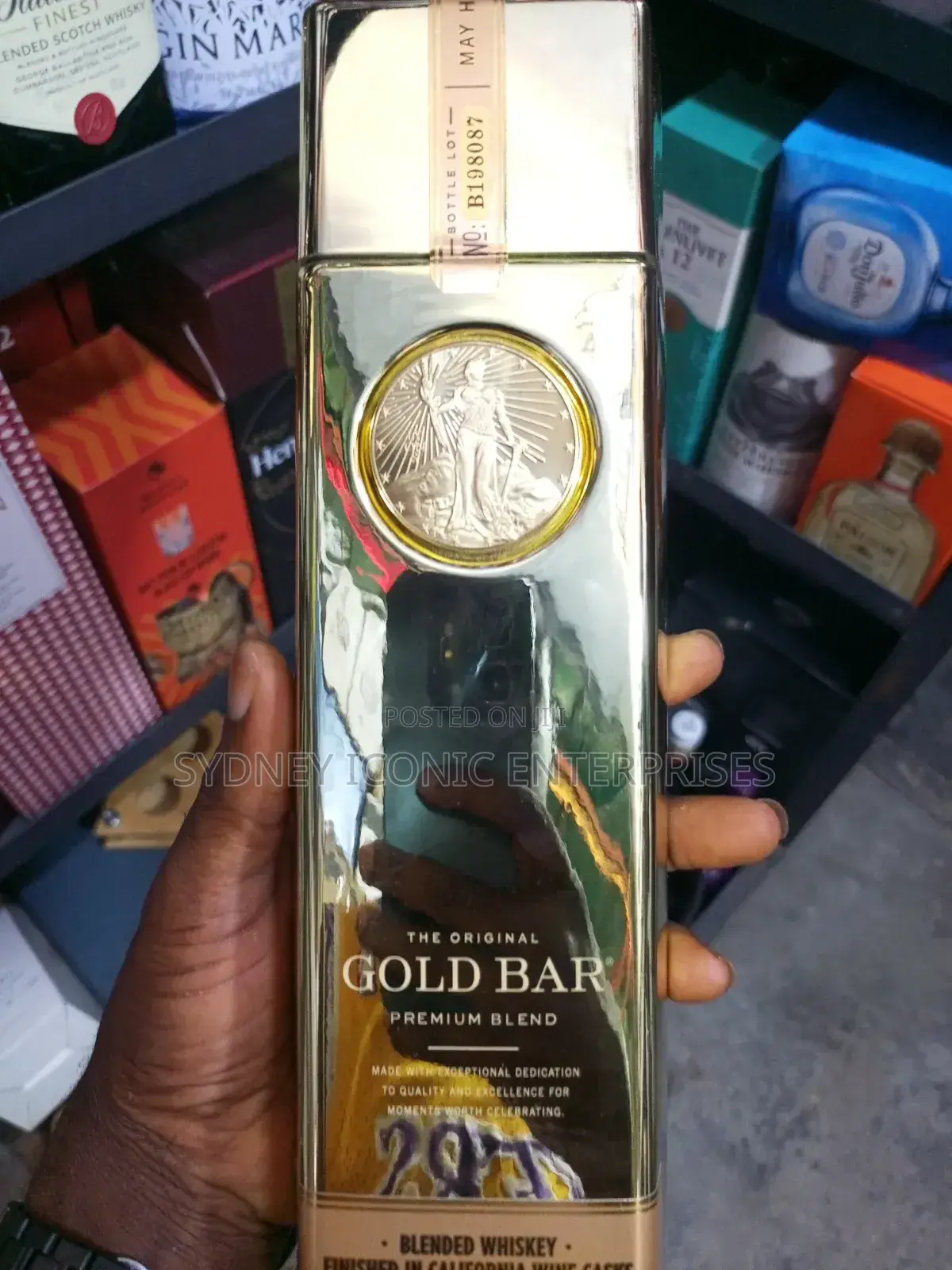 Gold Bar Premium Blended Whiskey( Per Bottle)