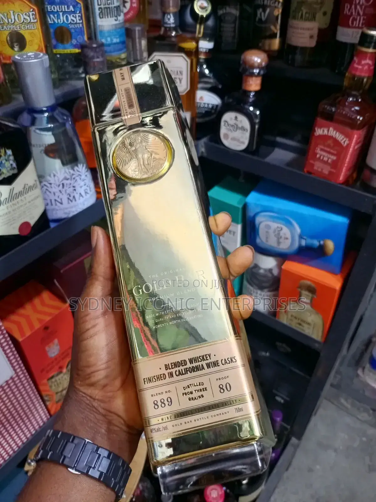 Gold Bar Premium Blended Whiskey( Per Bottle)