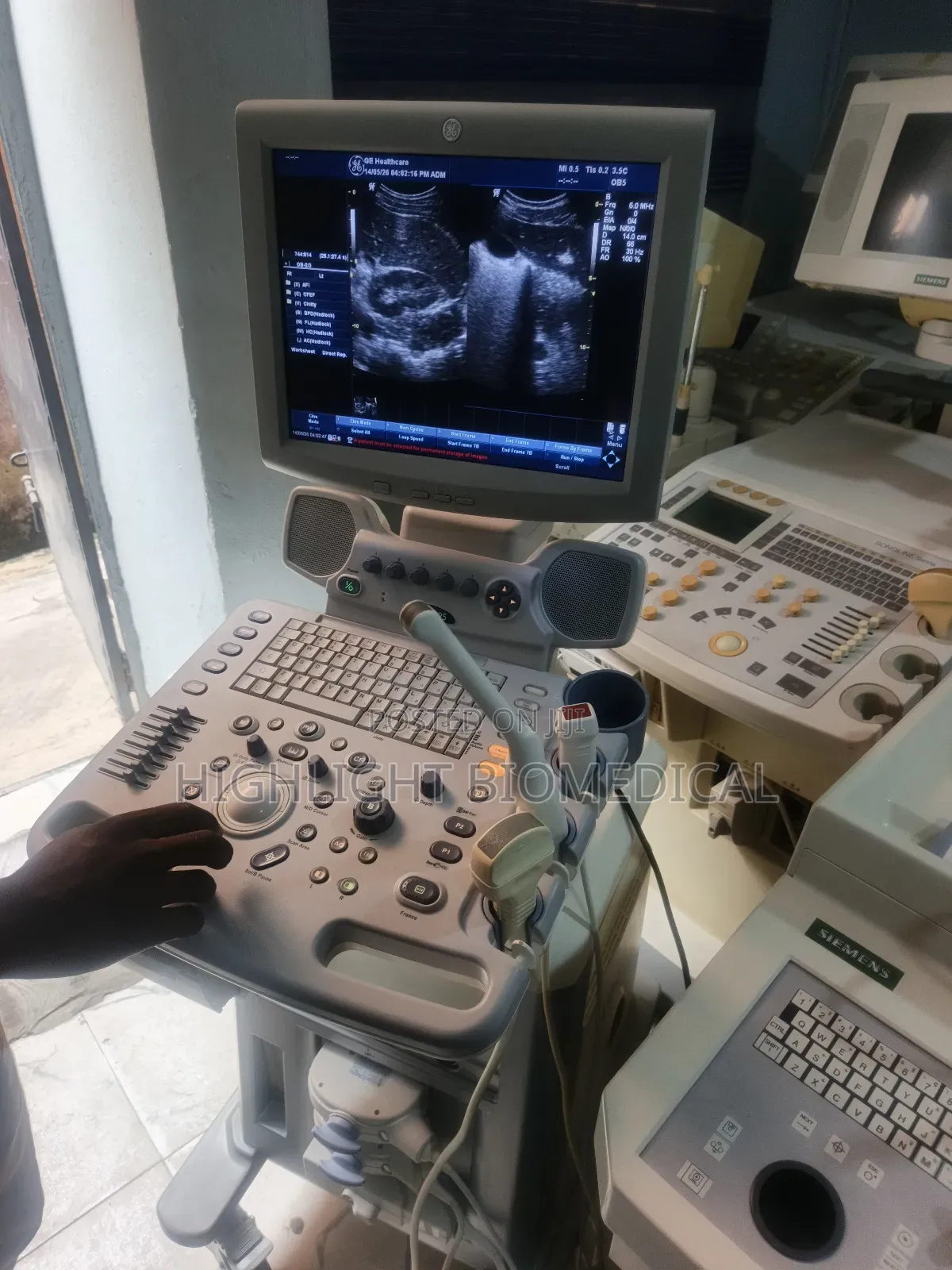 Ge Logiq P5 Ith Four Probes Linear, Cardiac and TVS Probe