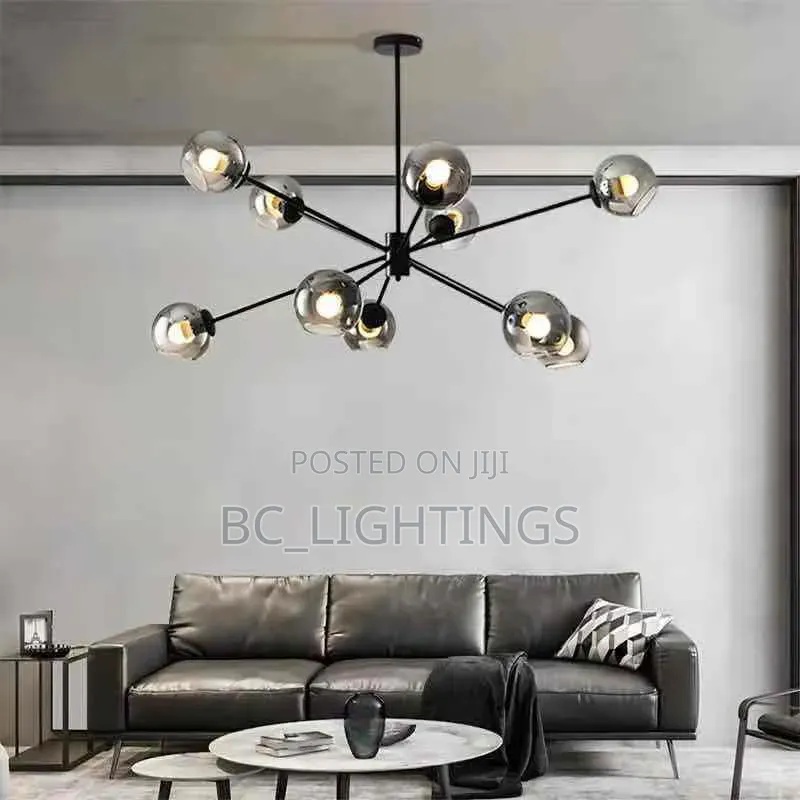 Nordic Modern Chandelier Glass Bulb Chandelier Living Room Bedroom