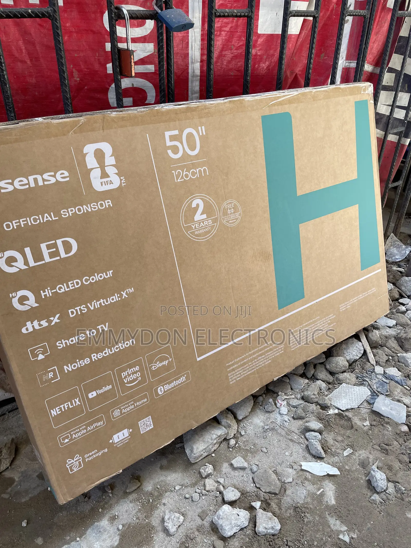 Original Hisense 50 Inch Qled Smart Tv Stunning Display