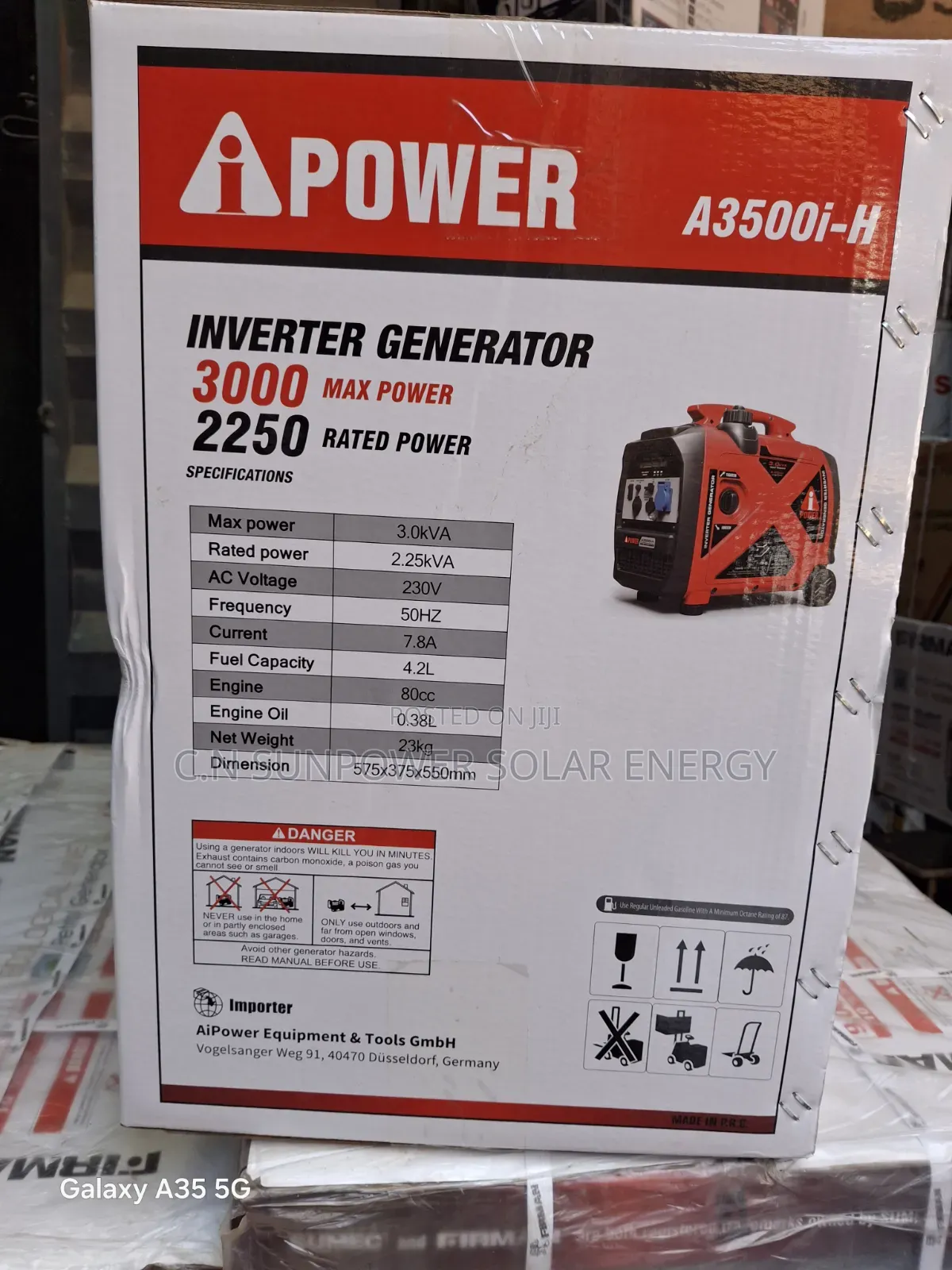 3kva Inverter Generator/ Total Silent and Low Fuel Consumption