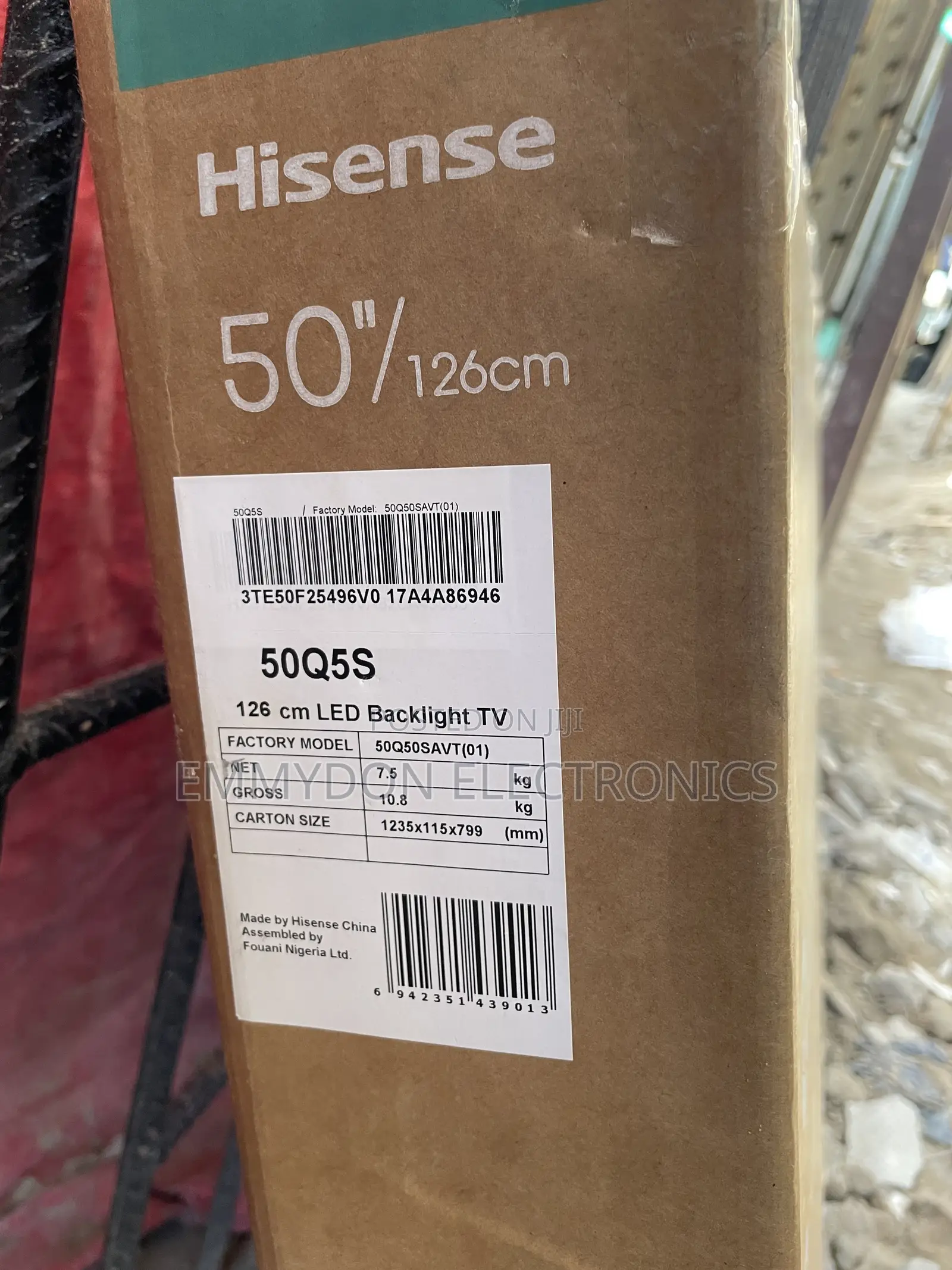 Original Hisense 50 Inch Smart Qled Television