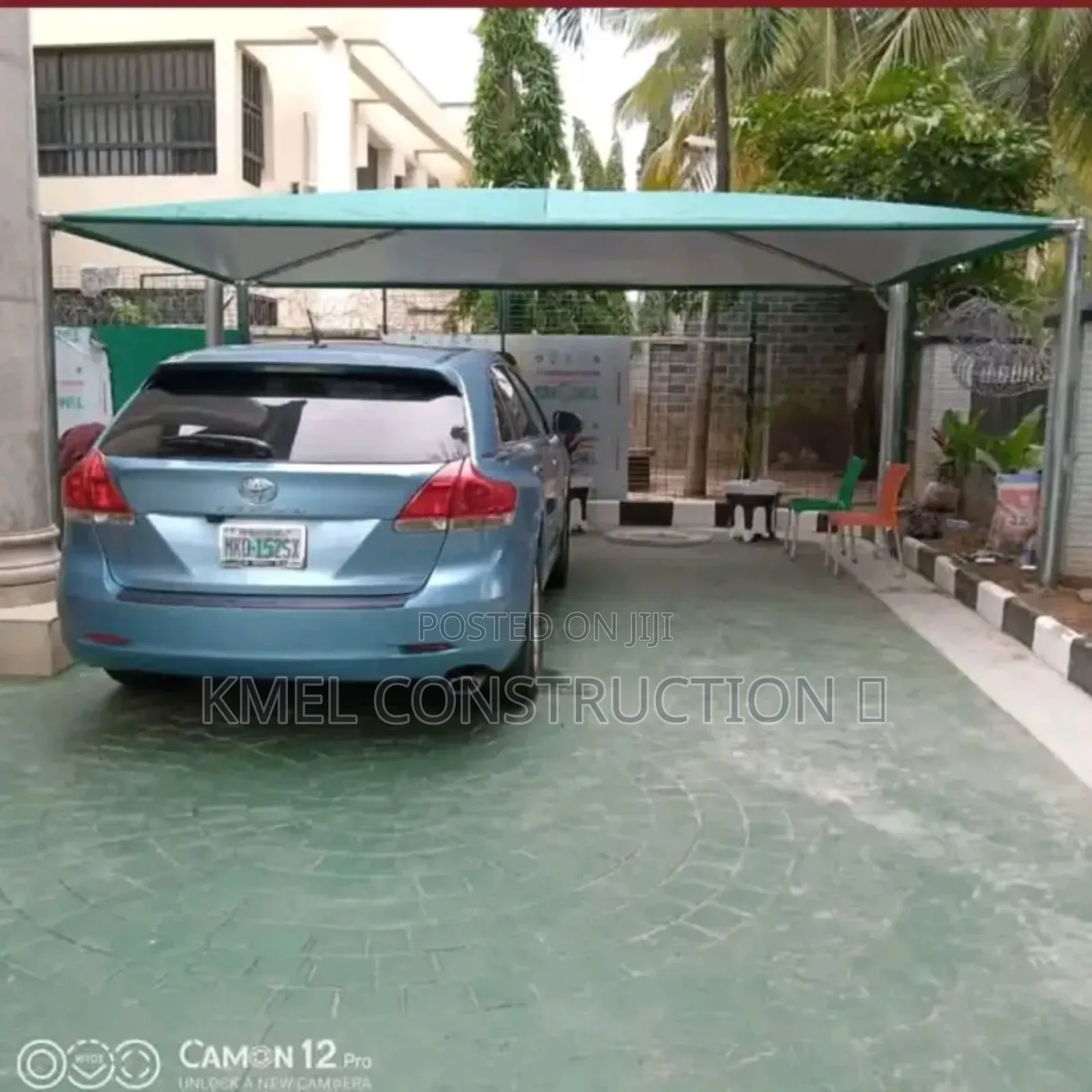 Carport Shade to Protect From Sun and Rain.
