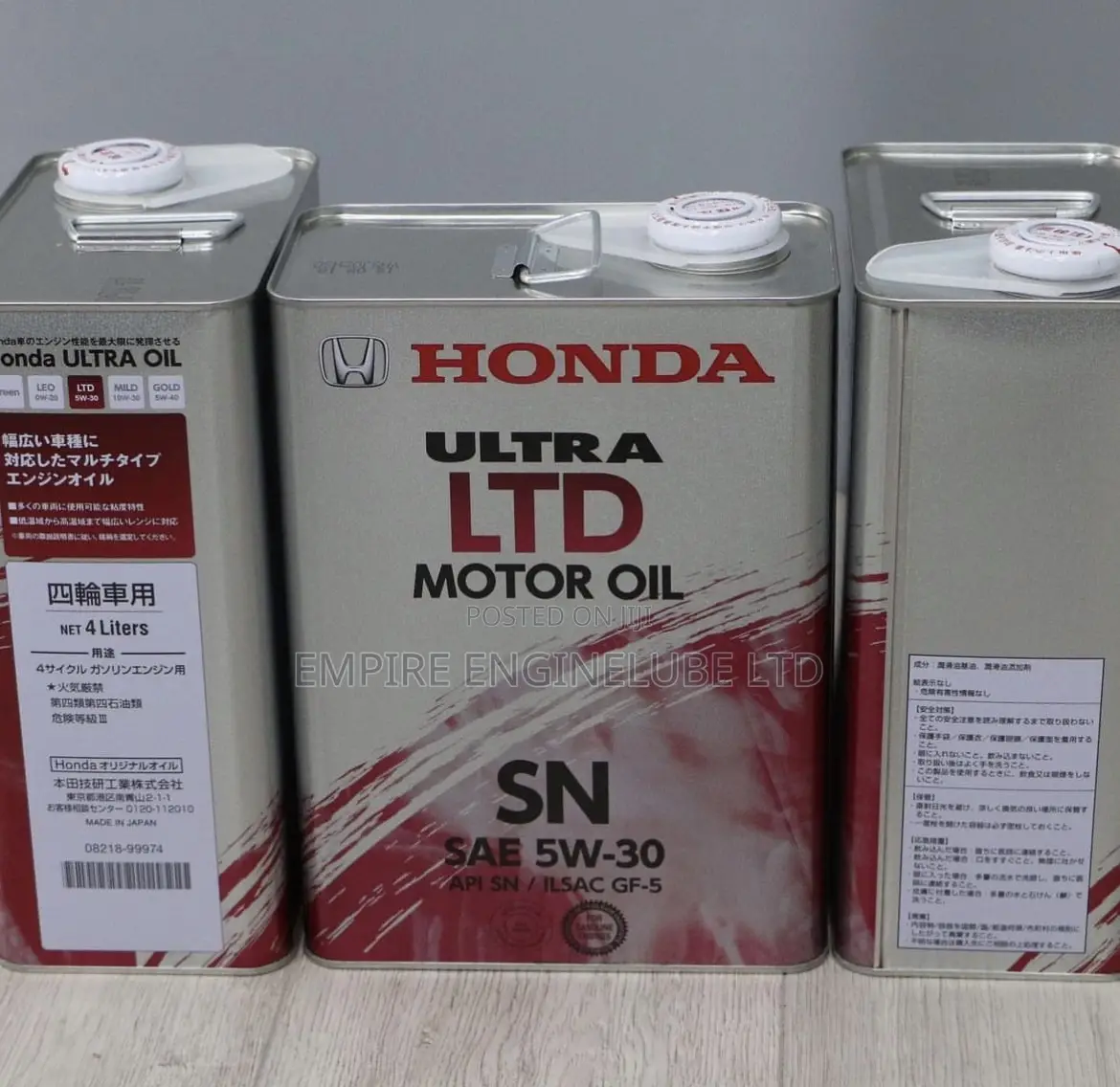 Honda Ultra LTD 5w30 4litres