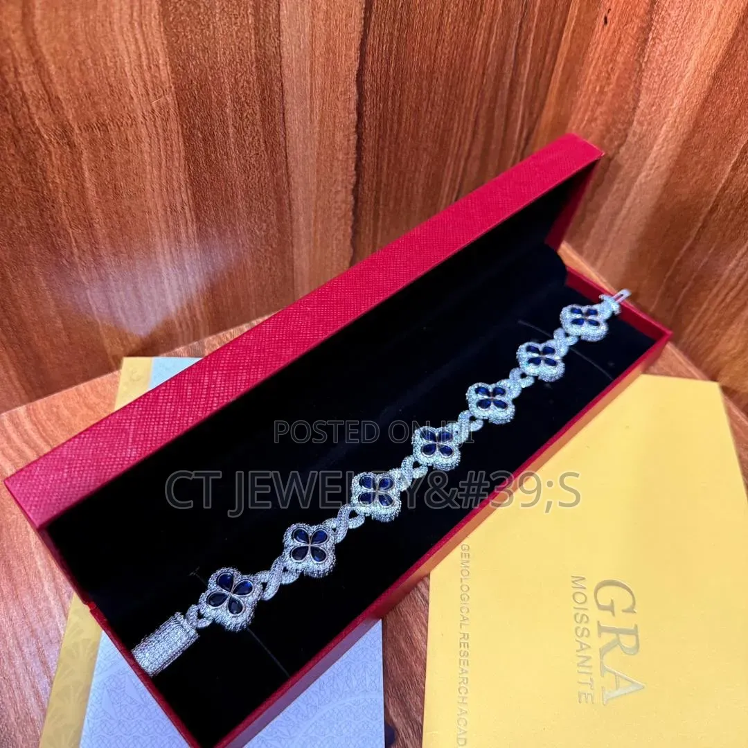 Luxury Iced Out Flower Bracelet Silver Tone, Colorful Stone Paved