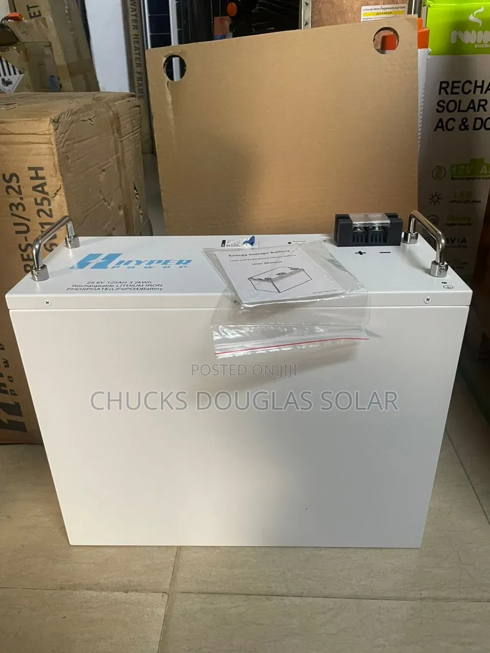 Hyper Power 3.2kwh (25.6v 125ah) Lithium Battery