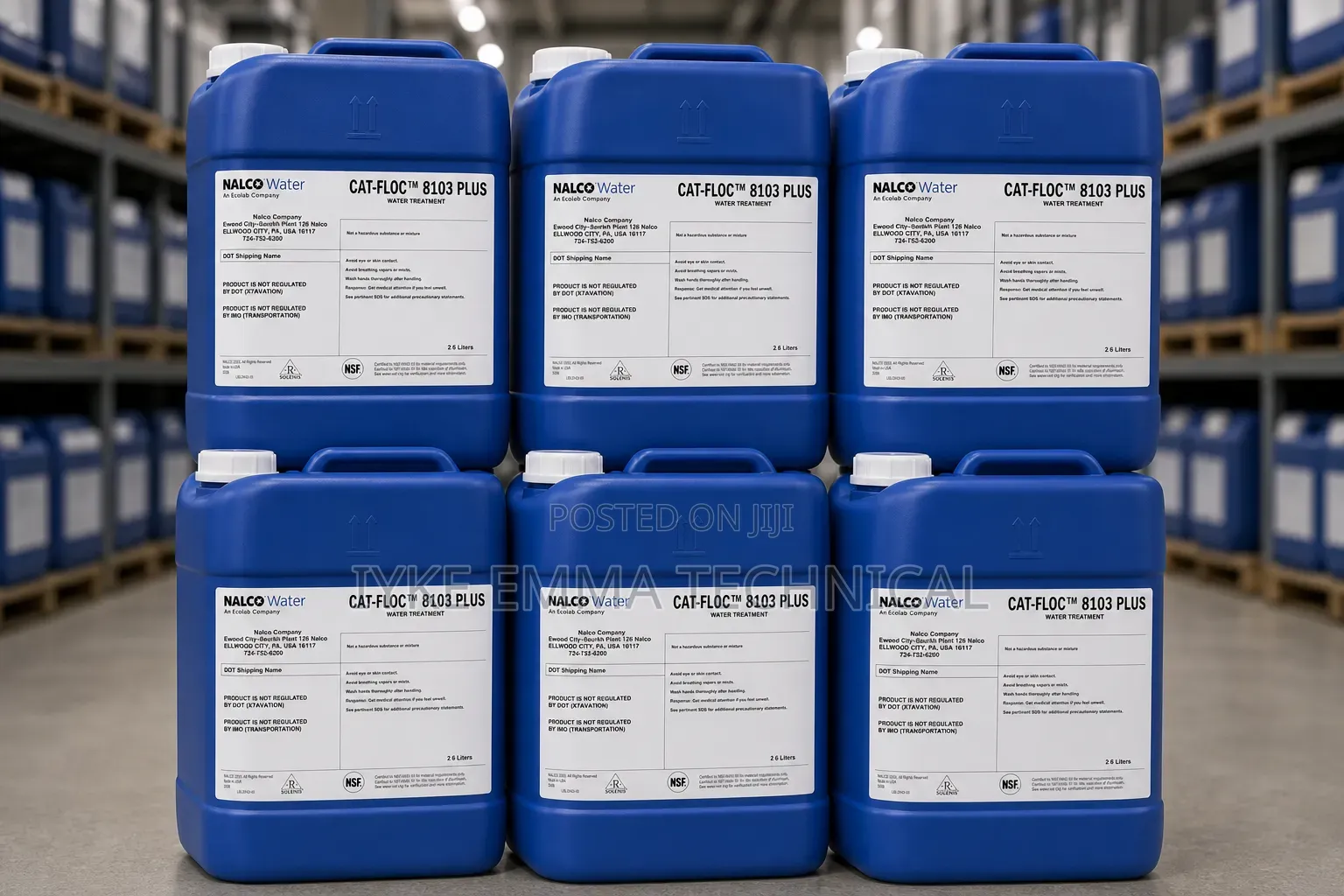 Nalco Water Cat-Floc 8103 Plus Water Treatment 20l