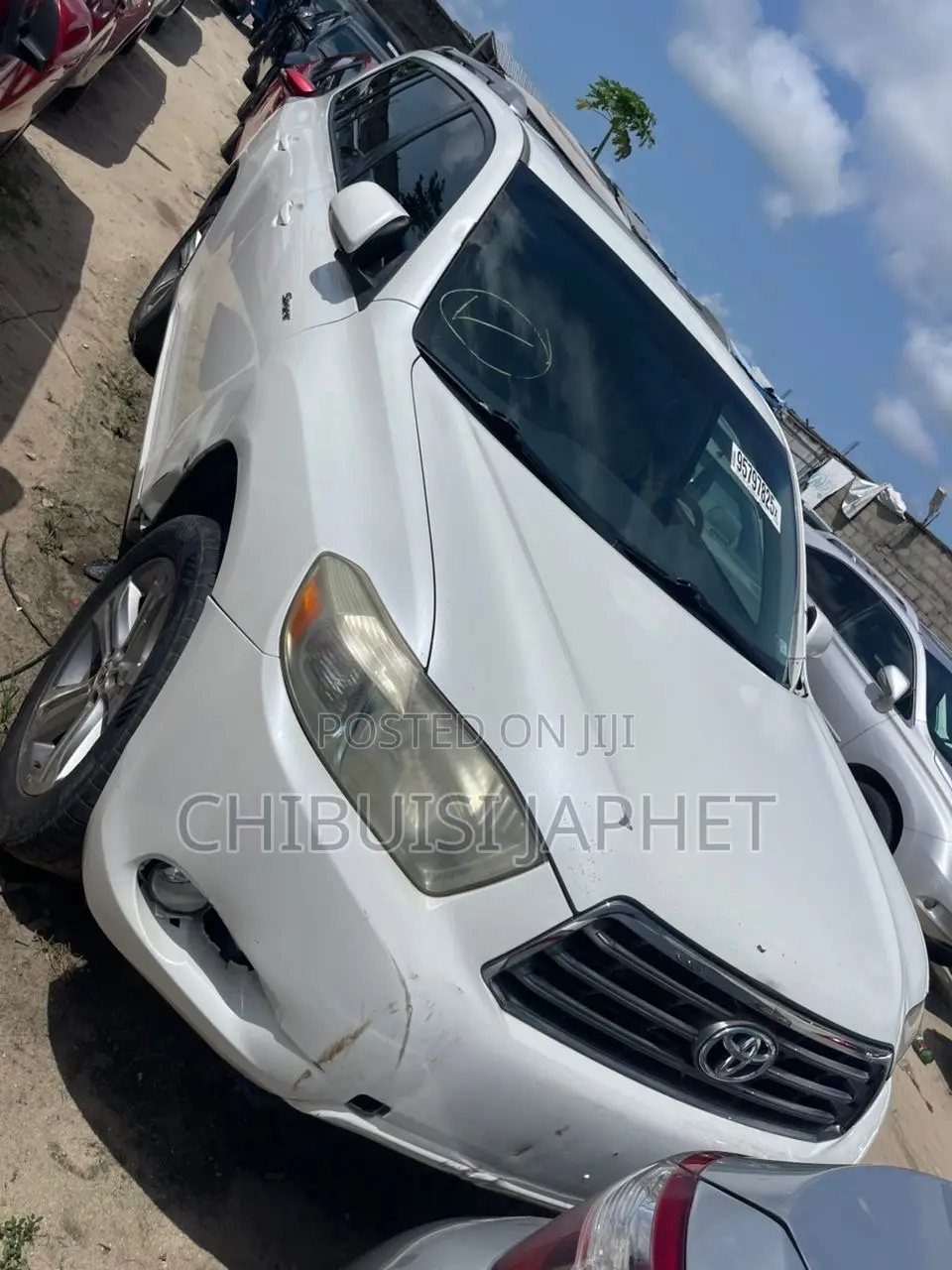 Toyota Highlander Limited 2008 White
