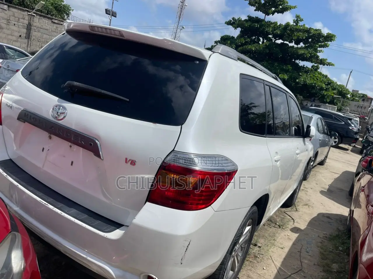 Toyota Highlander Limited 2008 White