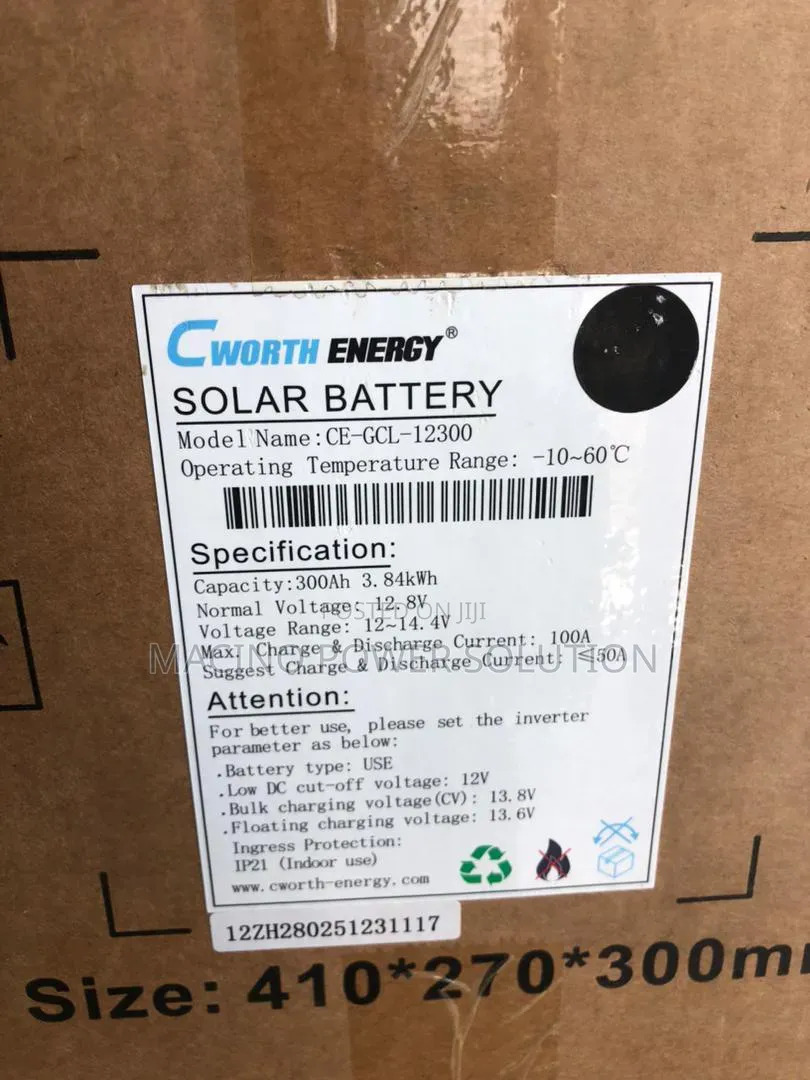 Cworth 300ah - 12v Life Po4 Battery