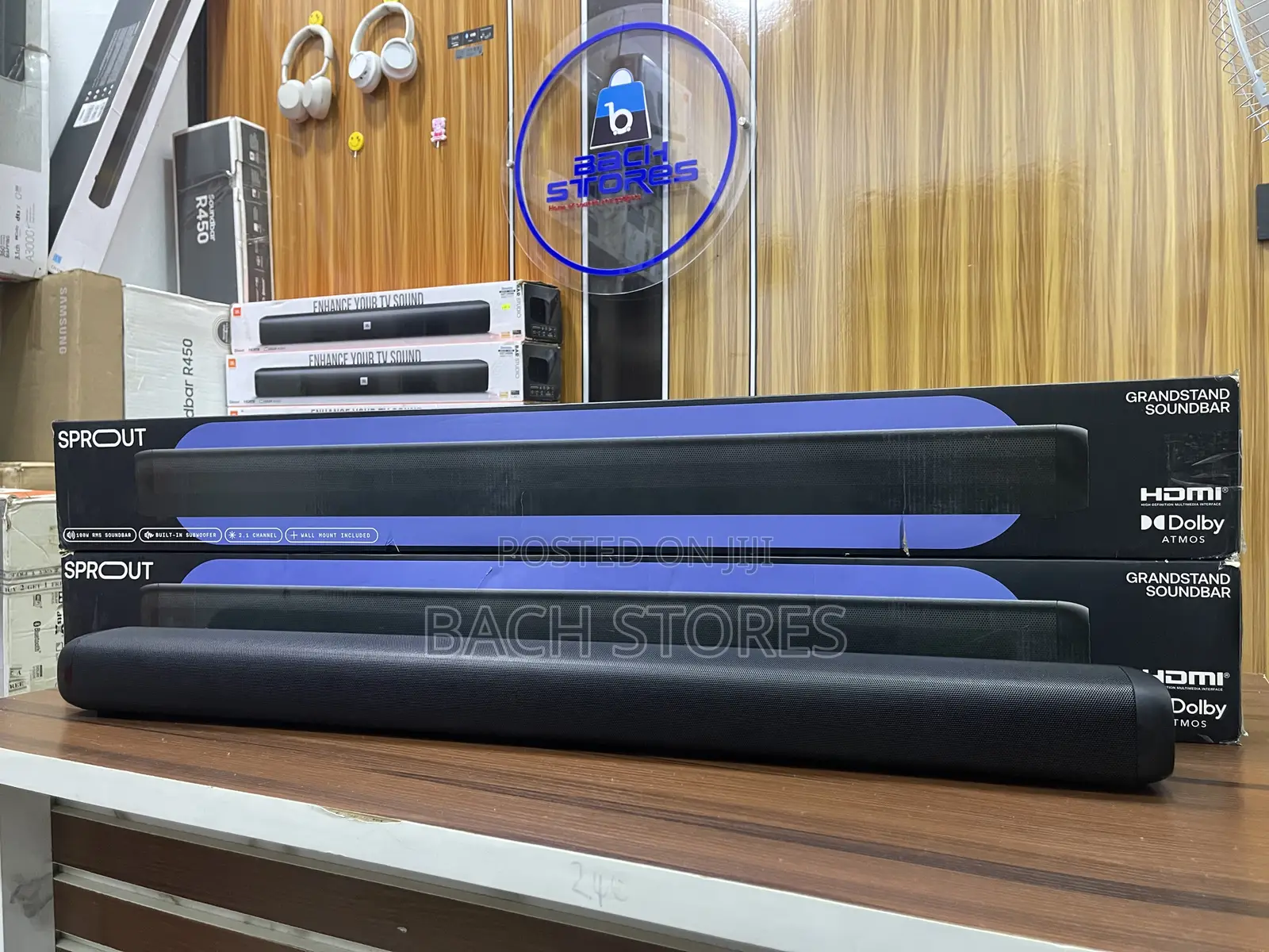 Sprout Grandstand Wireless Single Soundbar With Dolby Atmos Sound