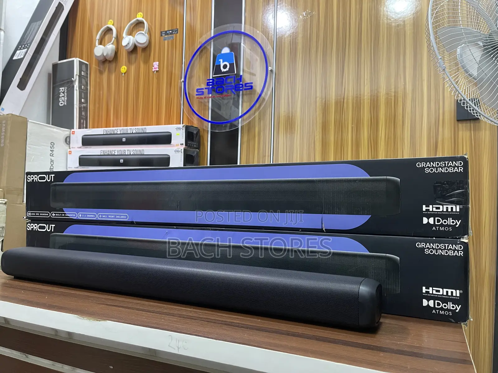 Sprout Grandstand Wireless Single Soundbar With Dolby Atmos Sound