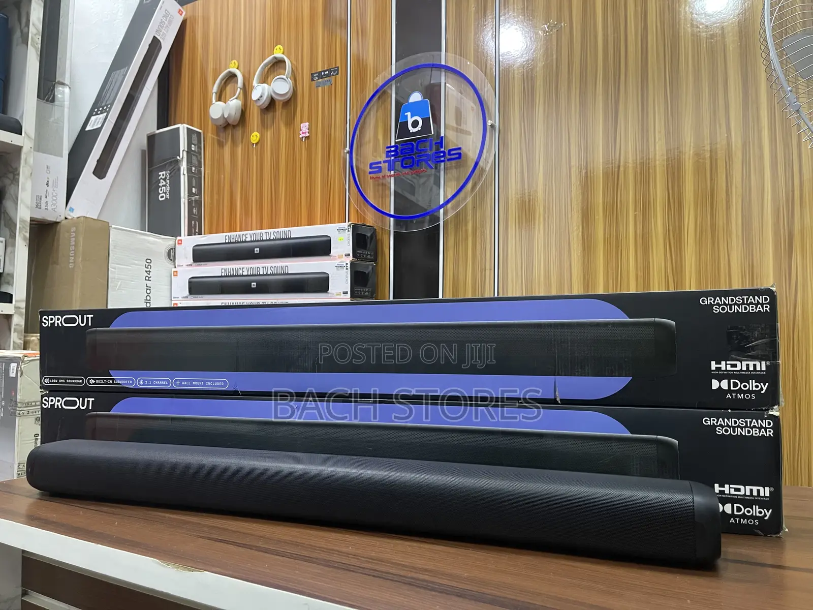 Sprout Grandstand Wireless Single Soundbar With Dolby Atmos Sound