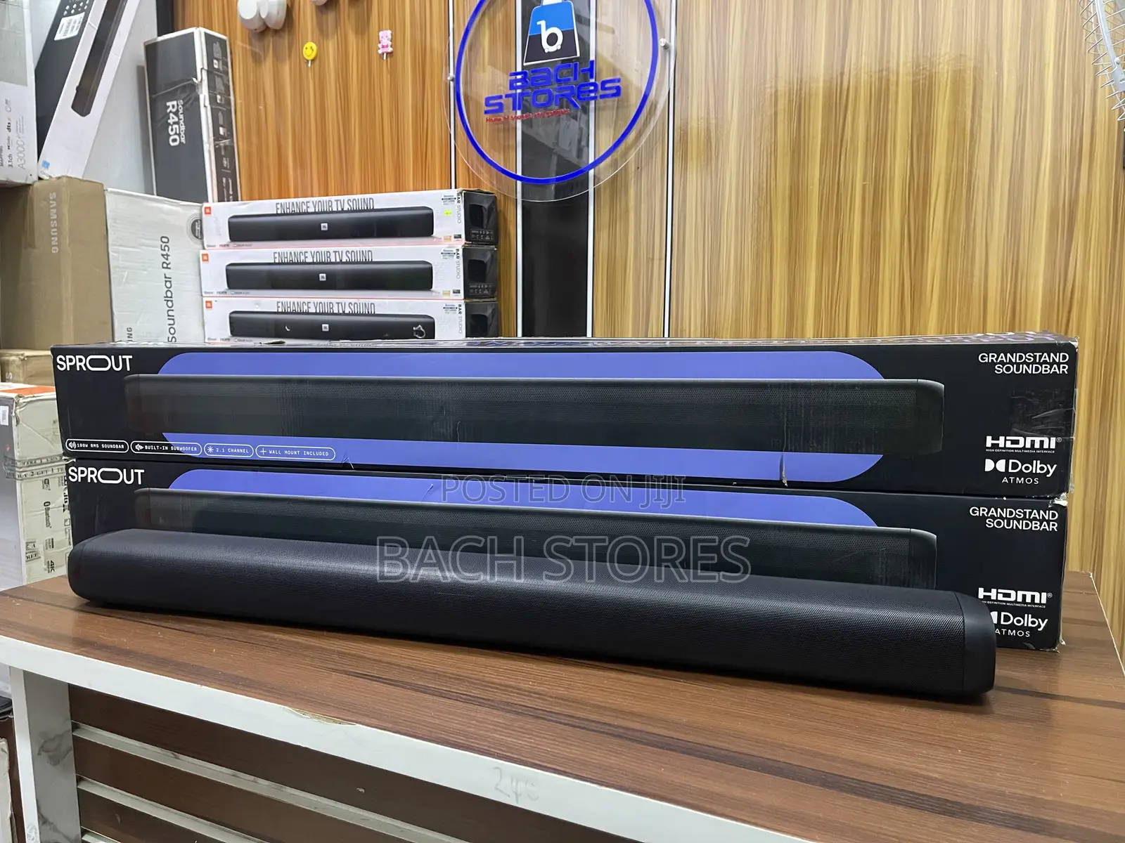 Sprout Grandstand Wireless Single Soundbar With Dolby Atmos Sound